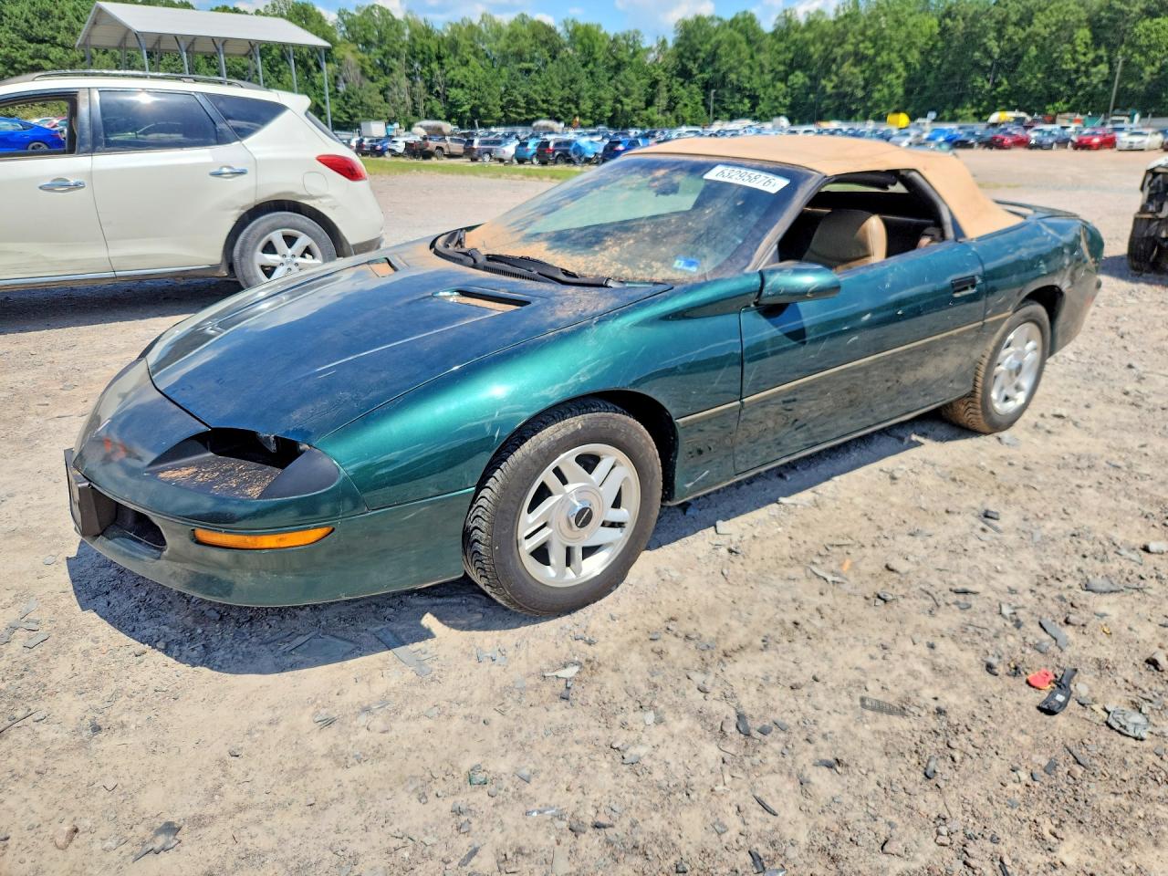 1995 Chevrolet Camaro Green vin: 2G1FP32S2S2129843