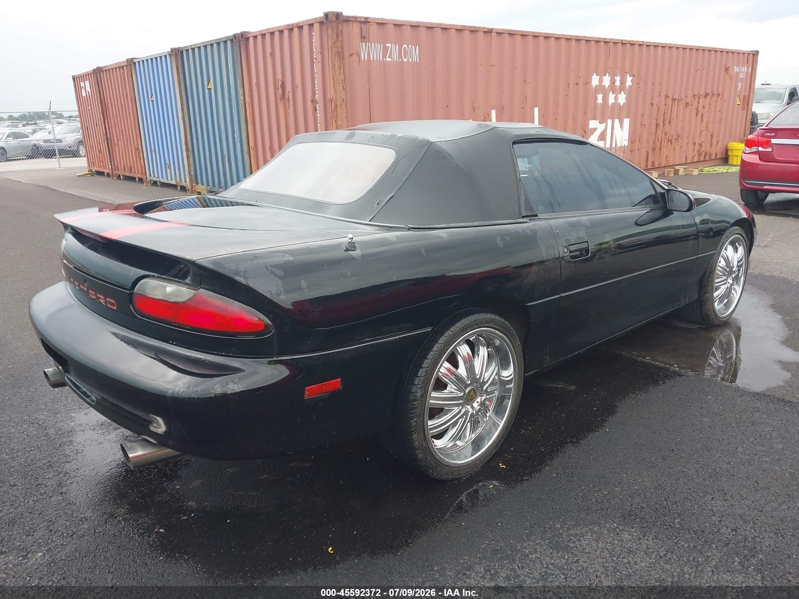 1995 Chevrolet Camaro   Black vin: 2G1FP32S3S2186875