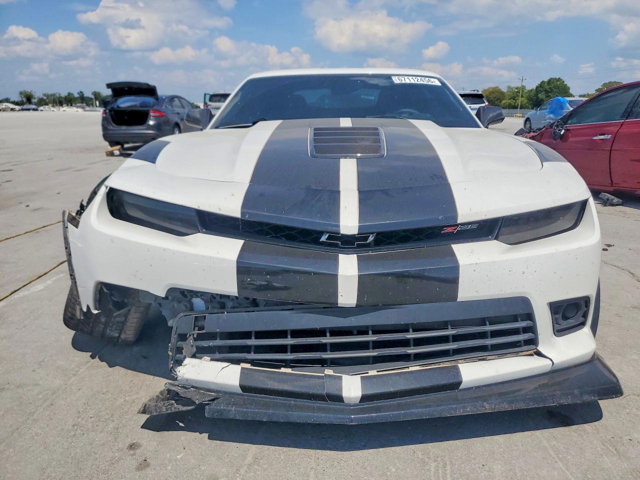 2014 Chevrolet Camaro Z28 White vin: 2G1FS1EE4E9700298