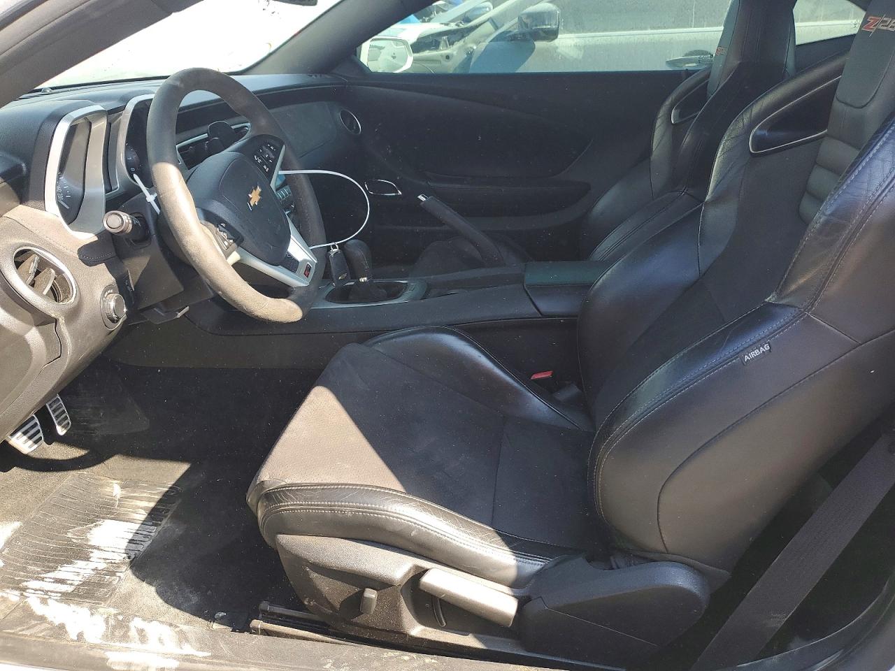 2014 Chevrolet Camaro Z28 White vin: 2G1FS1EE4E9700298
