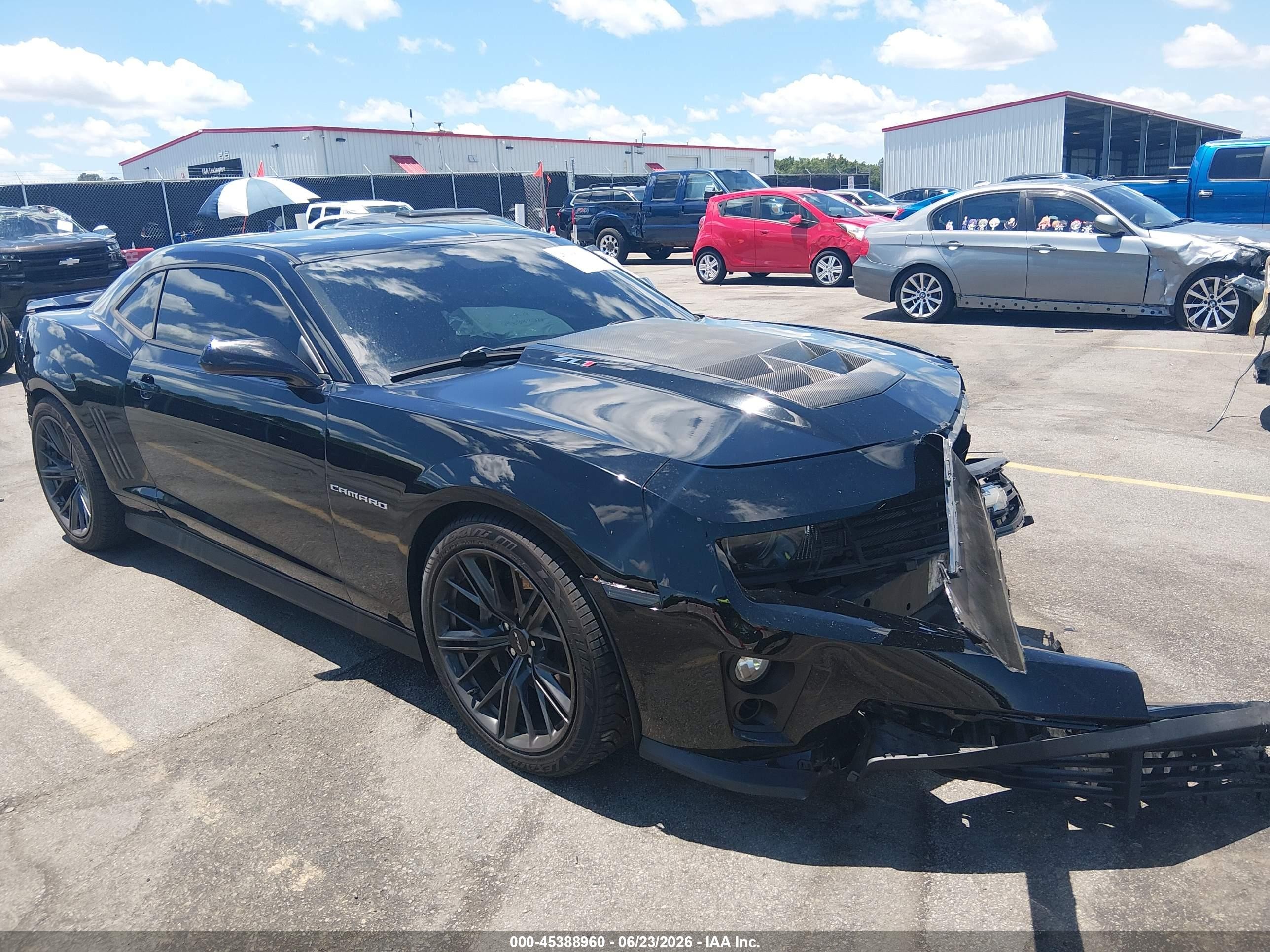 2012 Chevrolet Camaro Zl1 Black vin: 2G1FS1EP5C9801722