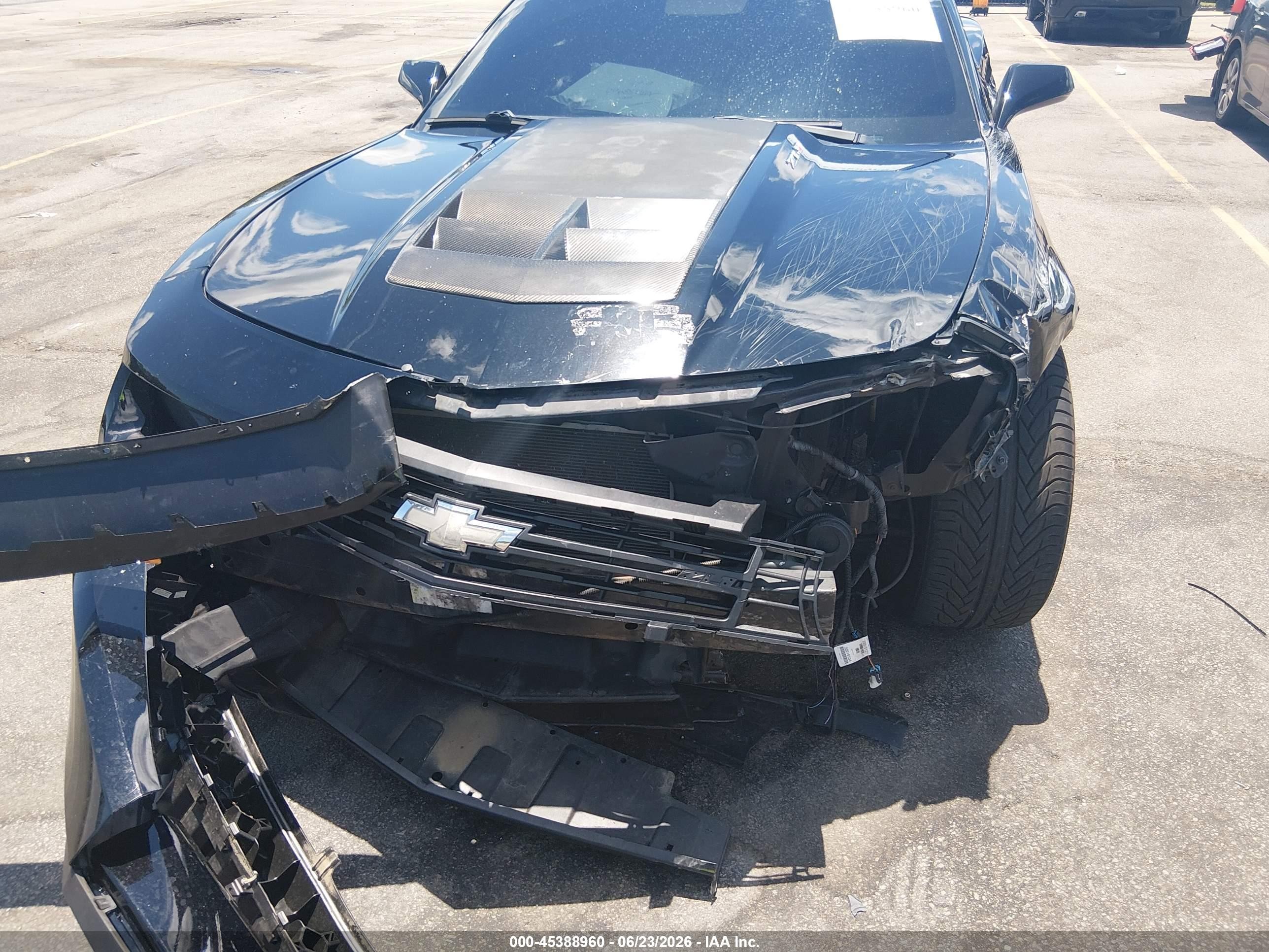 2012 Chevrolet Camaro Zl1 Black vin: 2G1FS1EP5C9801722