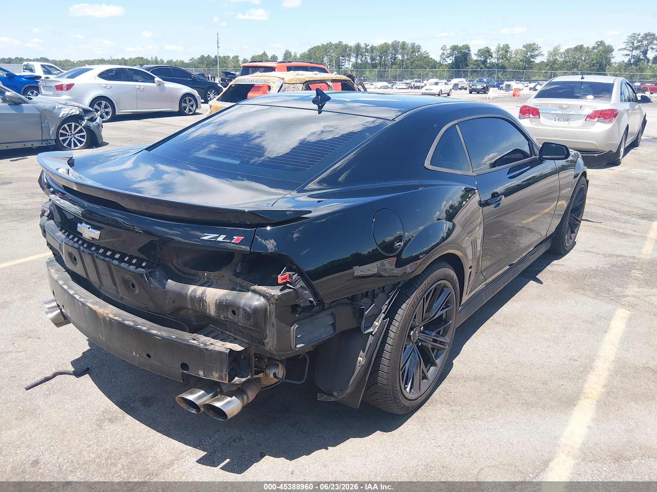 2012 Chevrolet Camaro Zl1 Black vin: 2G1FS1EP5C9801722