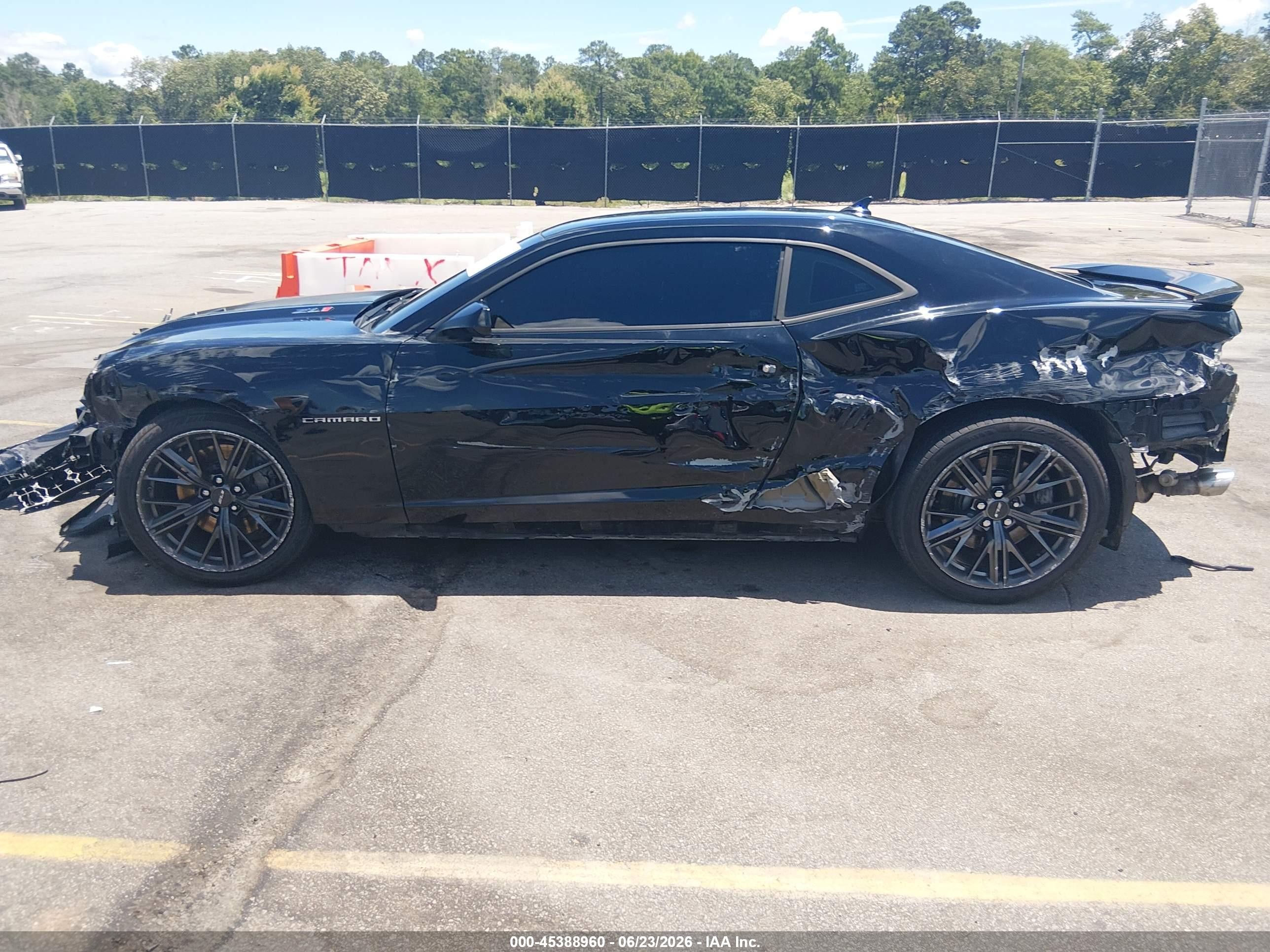 2012 Chevrolet Camaro Zl1 Black vin: 2G1FS1EP5C9801722