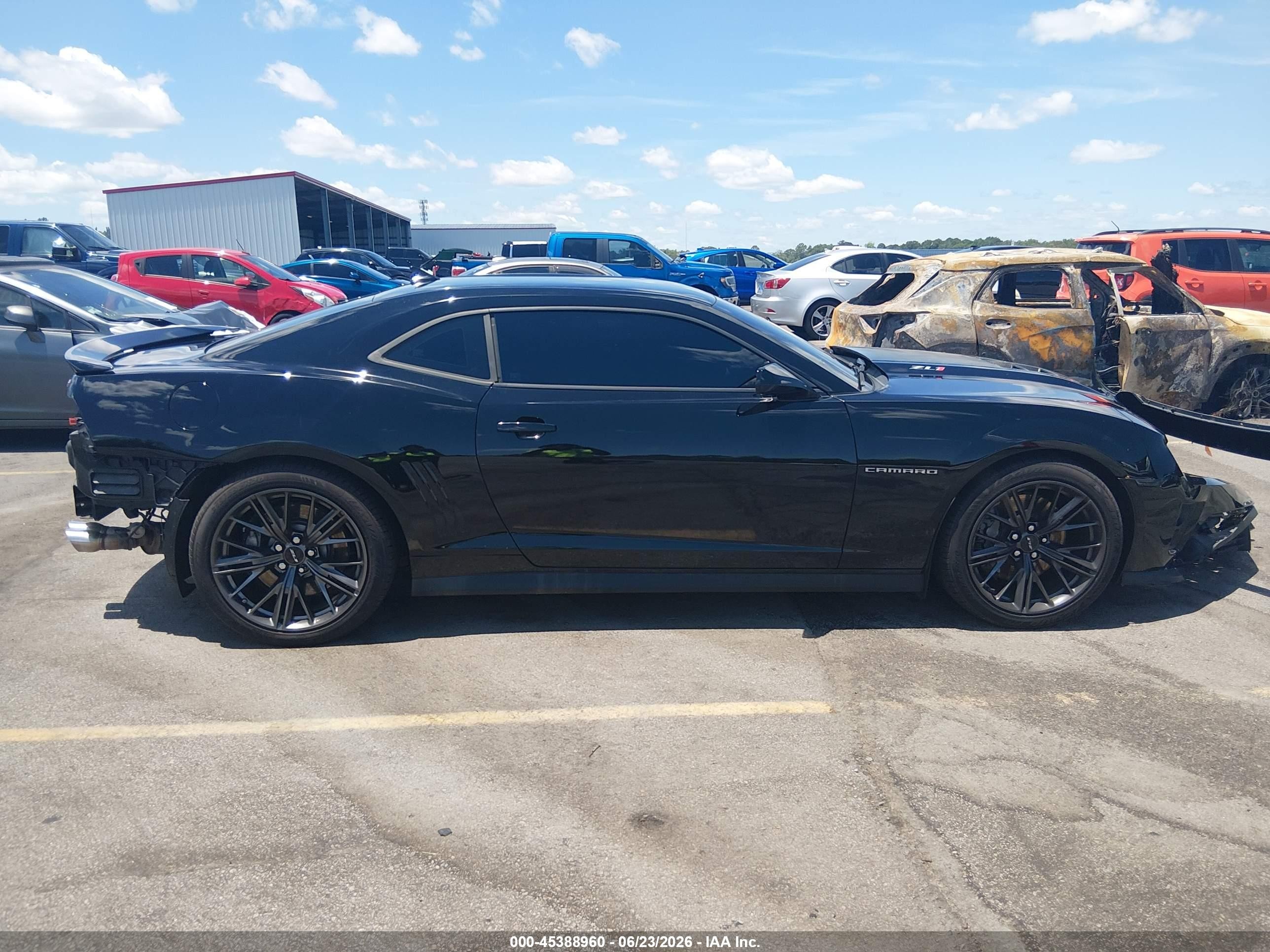 2012 Chevrolet Camaro Zl1 Black vin: 2G1FS1EP5C9801722