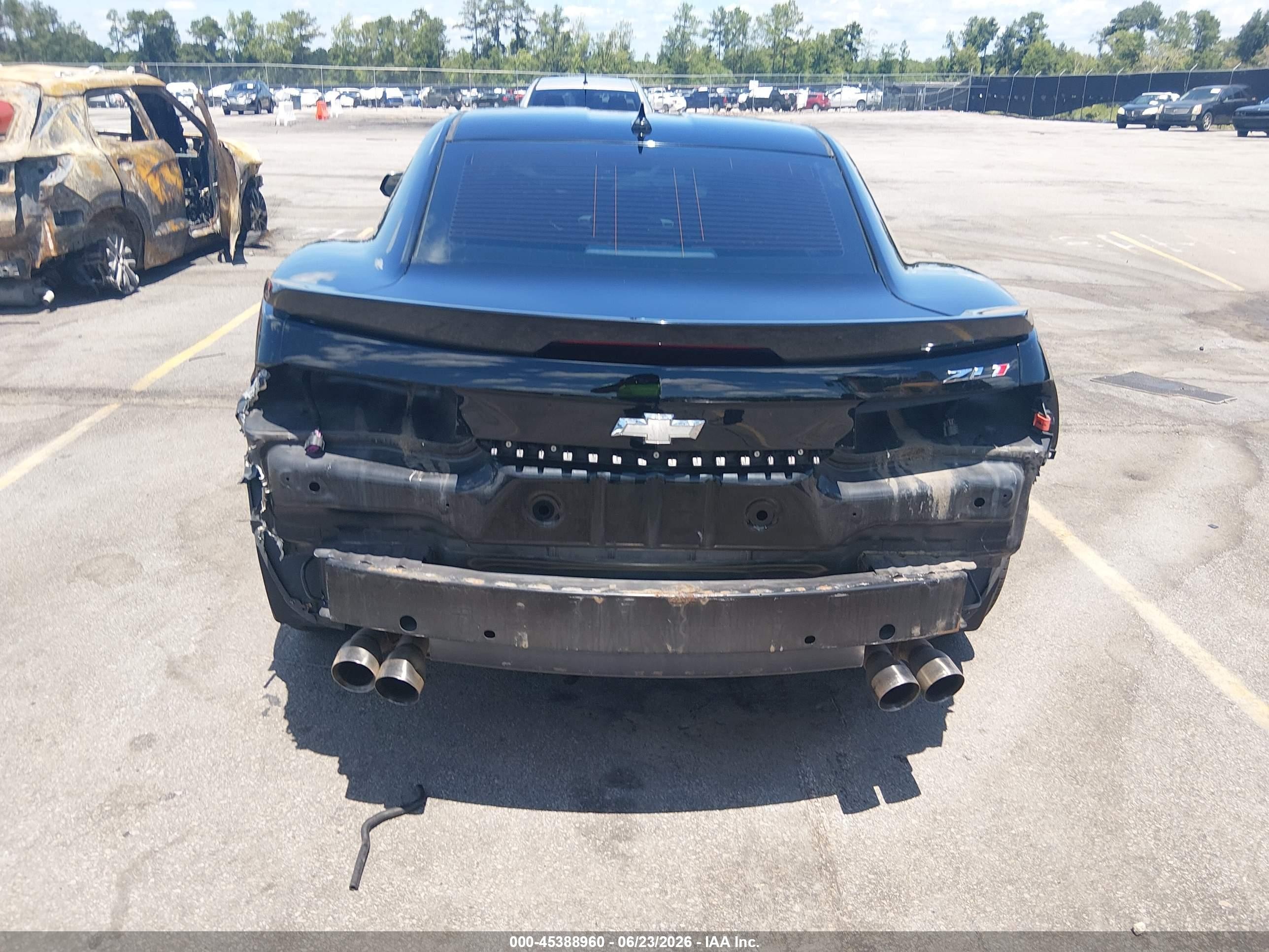 2012 Chevrolet Camaro Zl1 Black vin: 2G1FS1EP5C9801722