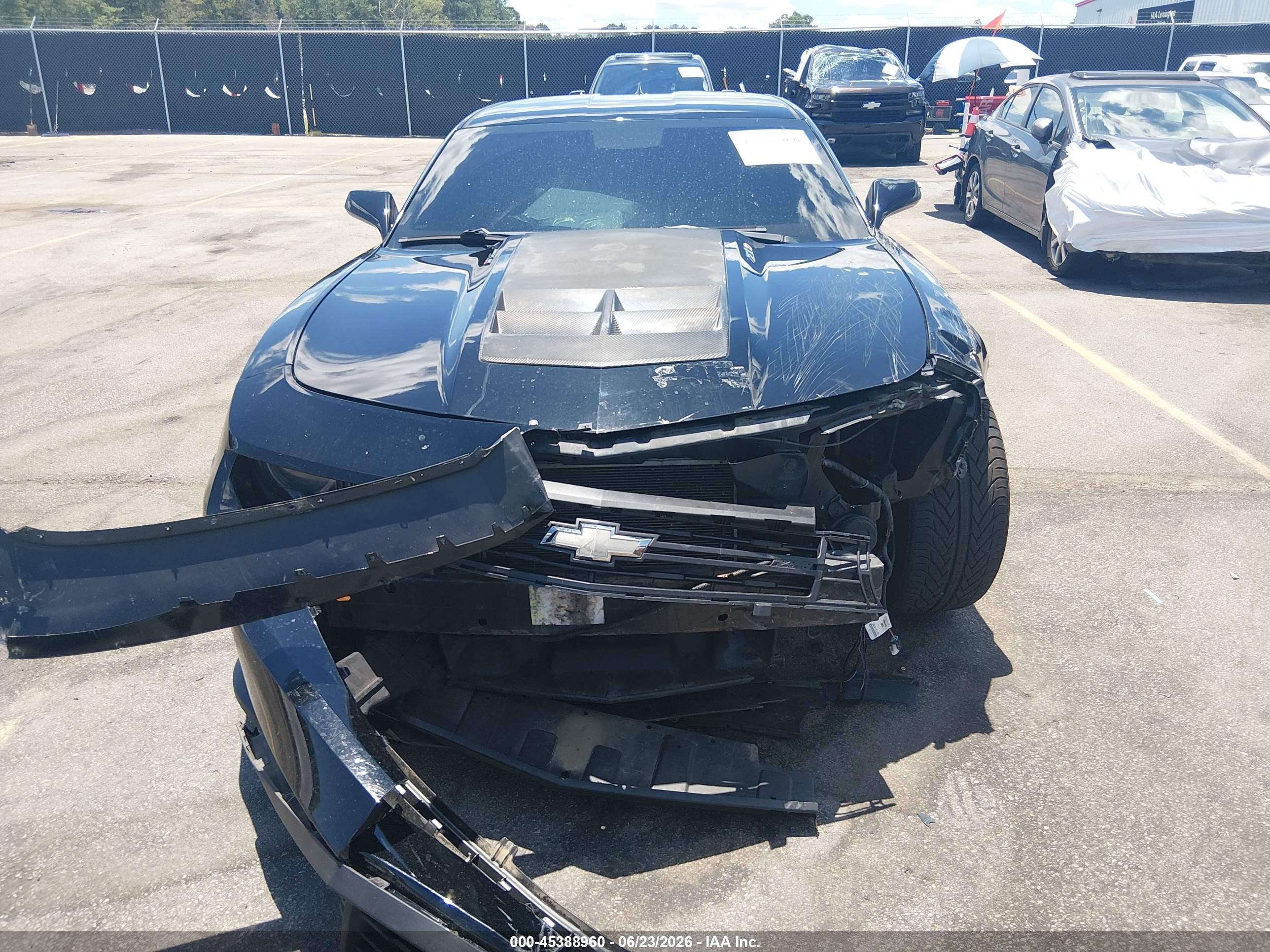 2012 Chevrolet Camaro Zl1 Black vin: 2G1FS1EP5C9801722