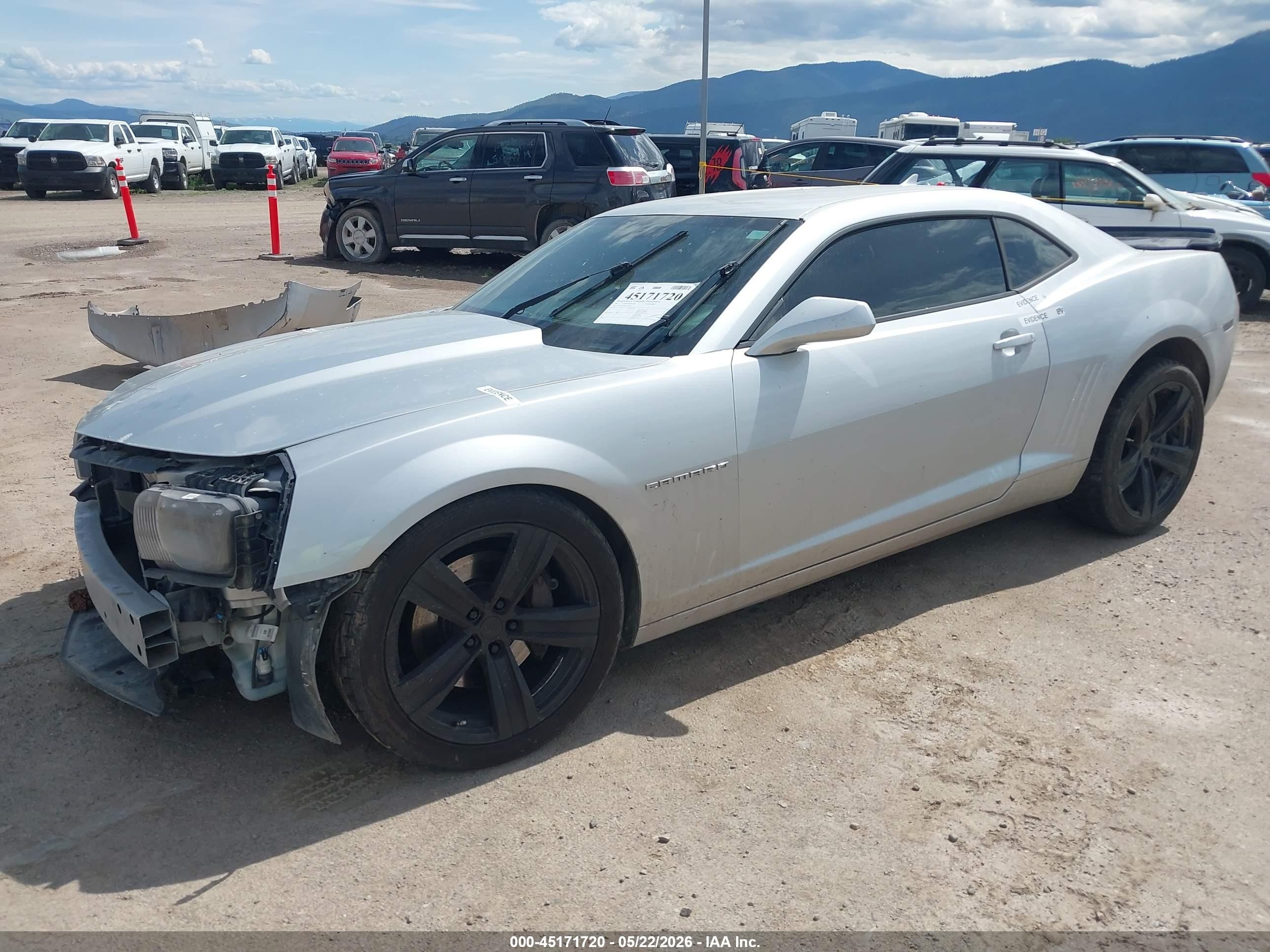 2012 Chevrolet Camaro 1ss Silver vin: 2G1FS1EW0C9155108