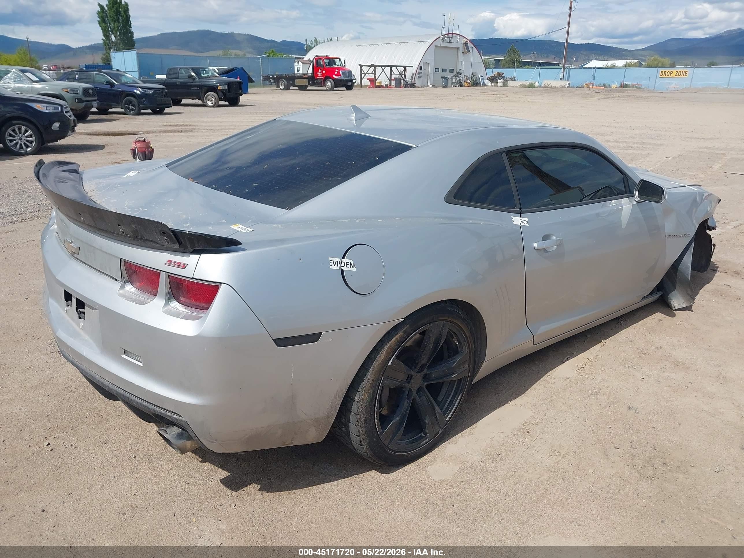 2012 Chevrolet Camaro 1ss Silver vin: 2G1FS1EW0C9155108
