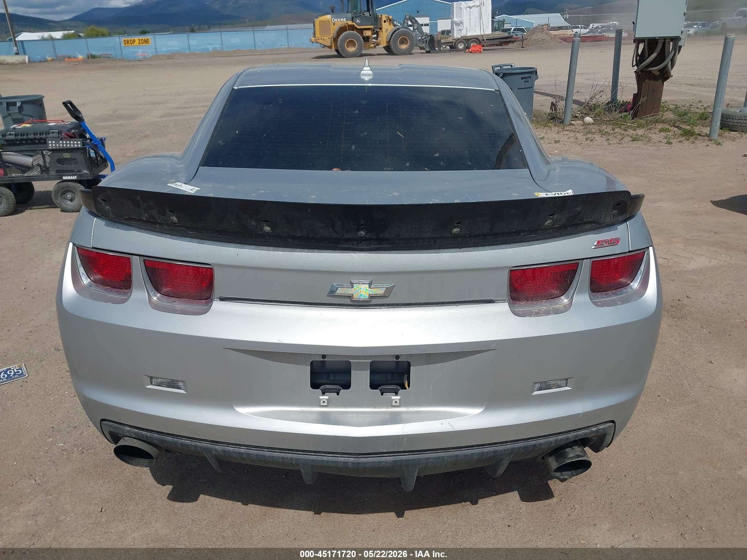 2012 Chevrolet Camaro 1ss Silver vin: 2G1FS1EW0C9155108