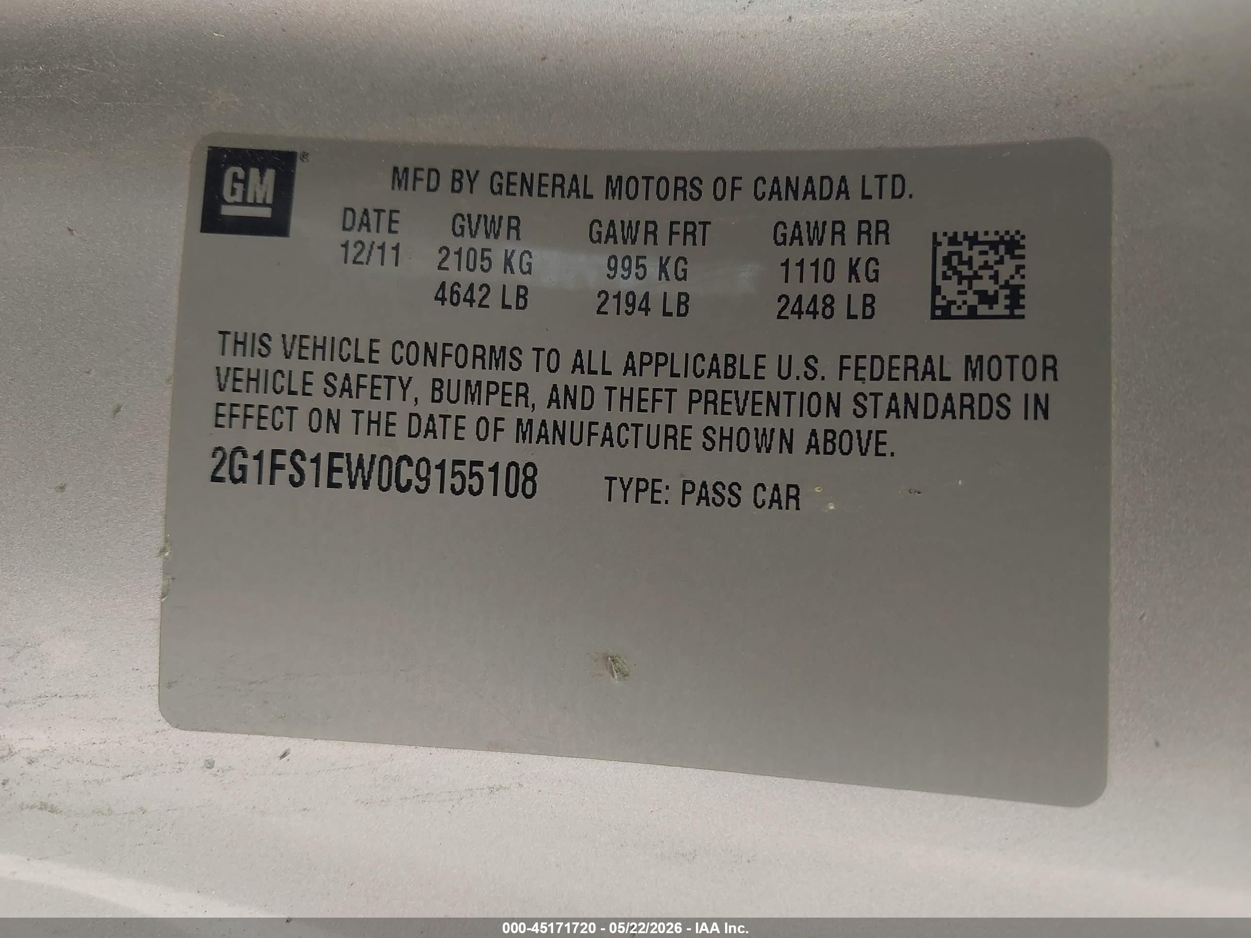 2012 Chevrolet Camaro 1ss Silver vin: 2G1FS1EW0C9155108