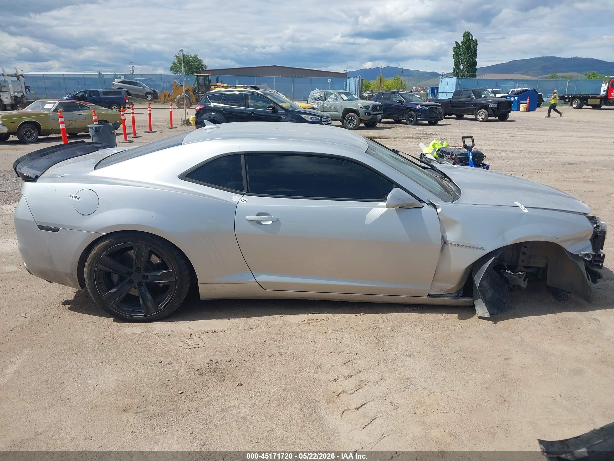 2012 Chevrolet Camaro 1ss Silver vin: 2G1FS1EW0C9155108