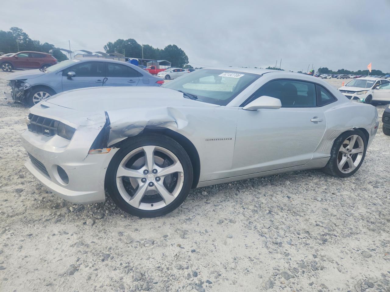 2013 Chevrolet Camaro Ss Silver vin: 2G1FS1EW1D9119137