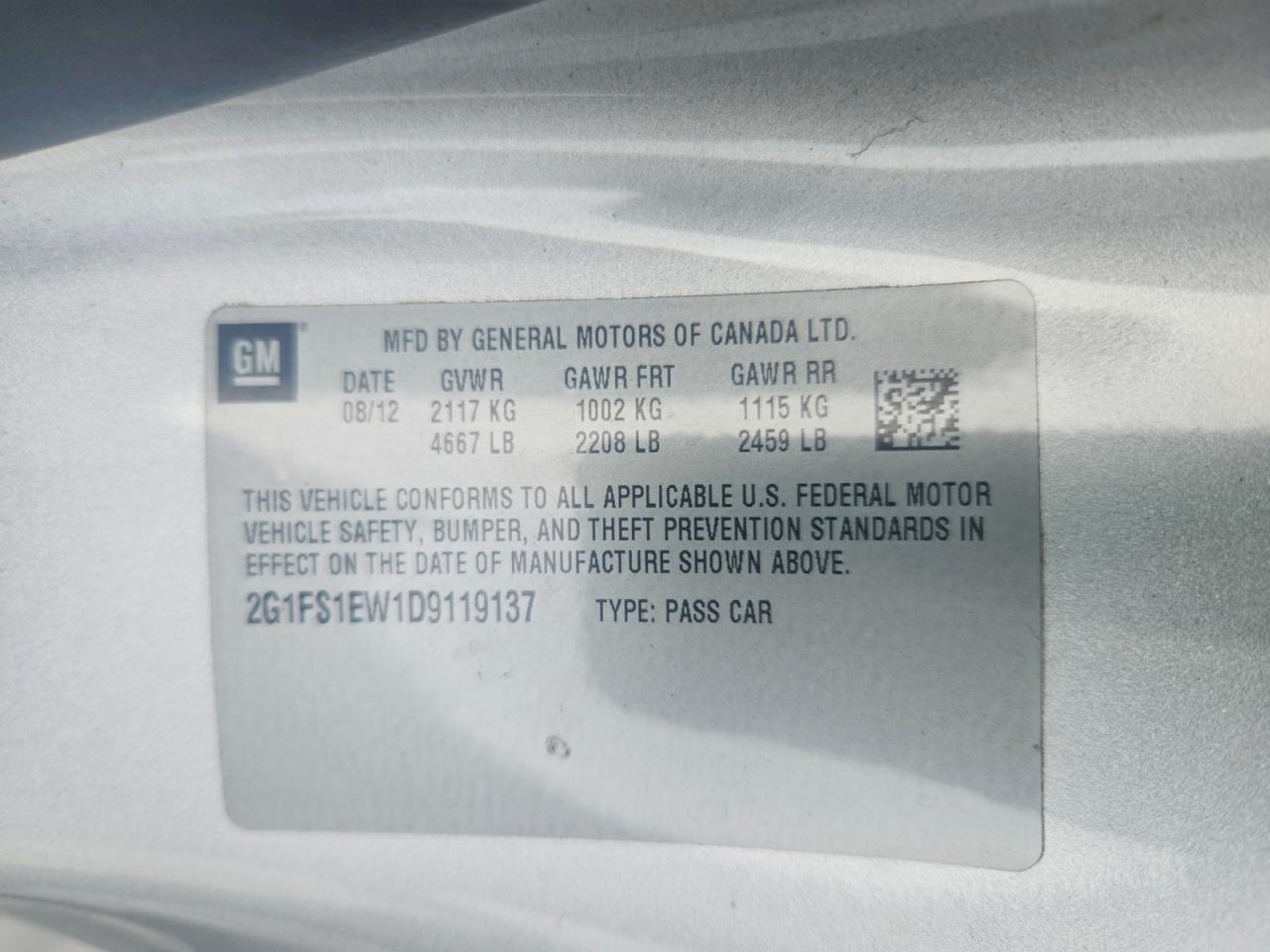 2013 Chevrolet Camaro Ss Silver vin: 2G1FS1EW1D9119137