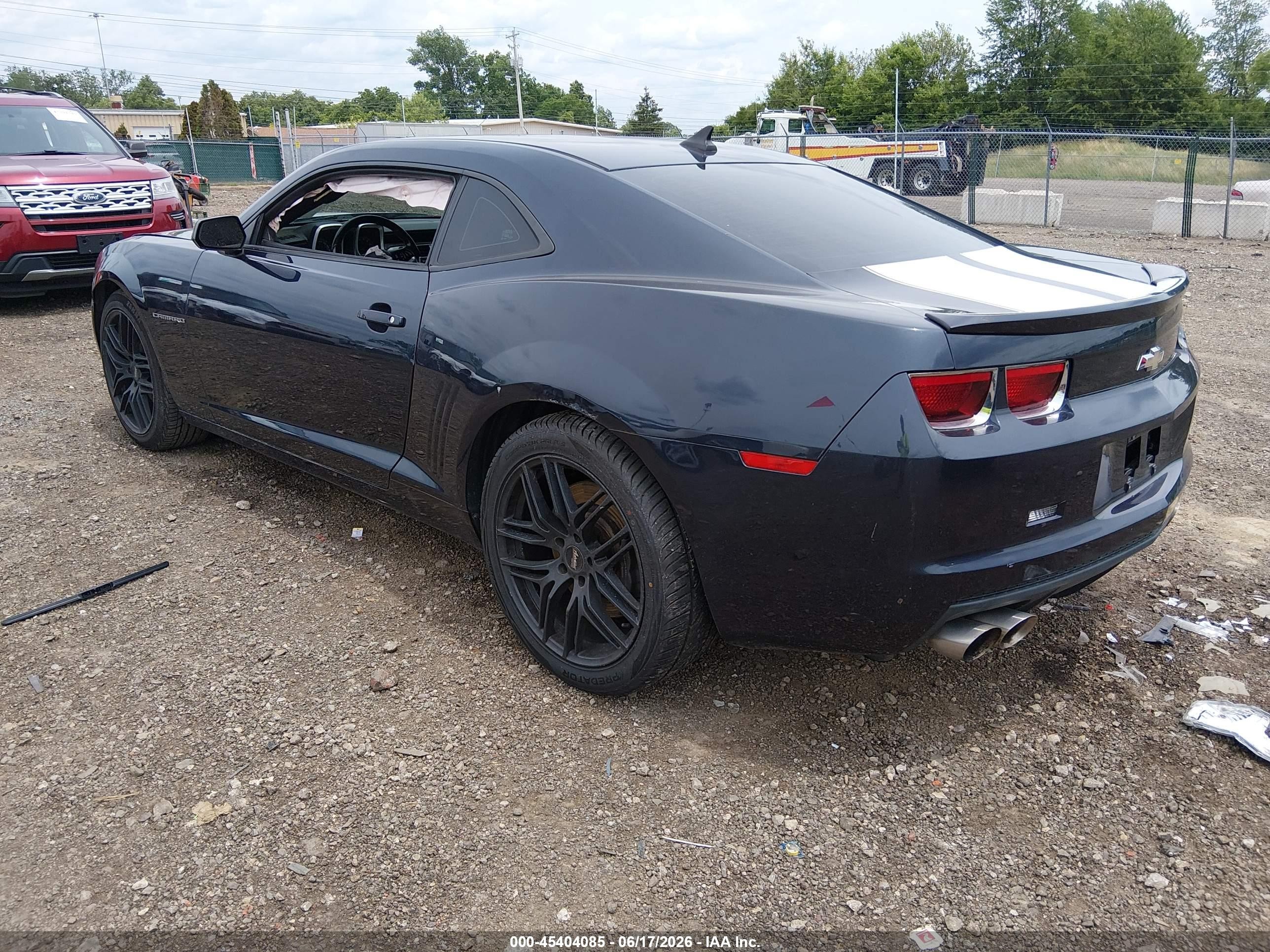2013 Chevrolet Camaro 1ss Dark Blue vin: 2G1FS1EW1D9144247