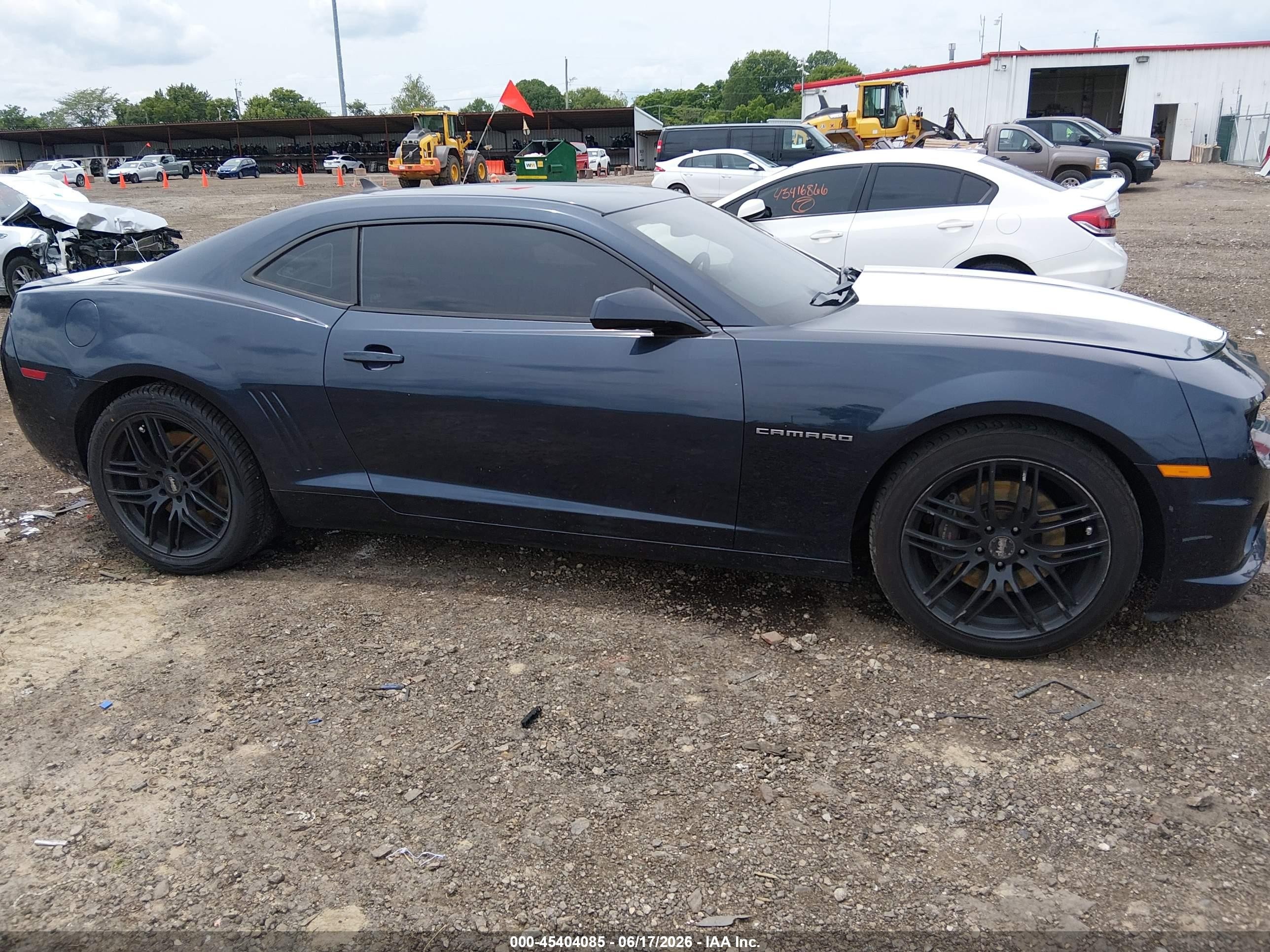 2013 Chevrolet Camaro 1ss Dark Blue vin: 2G1FS1EW1D9144247