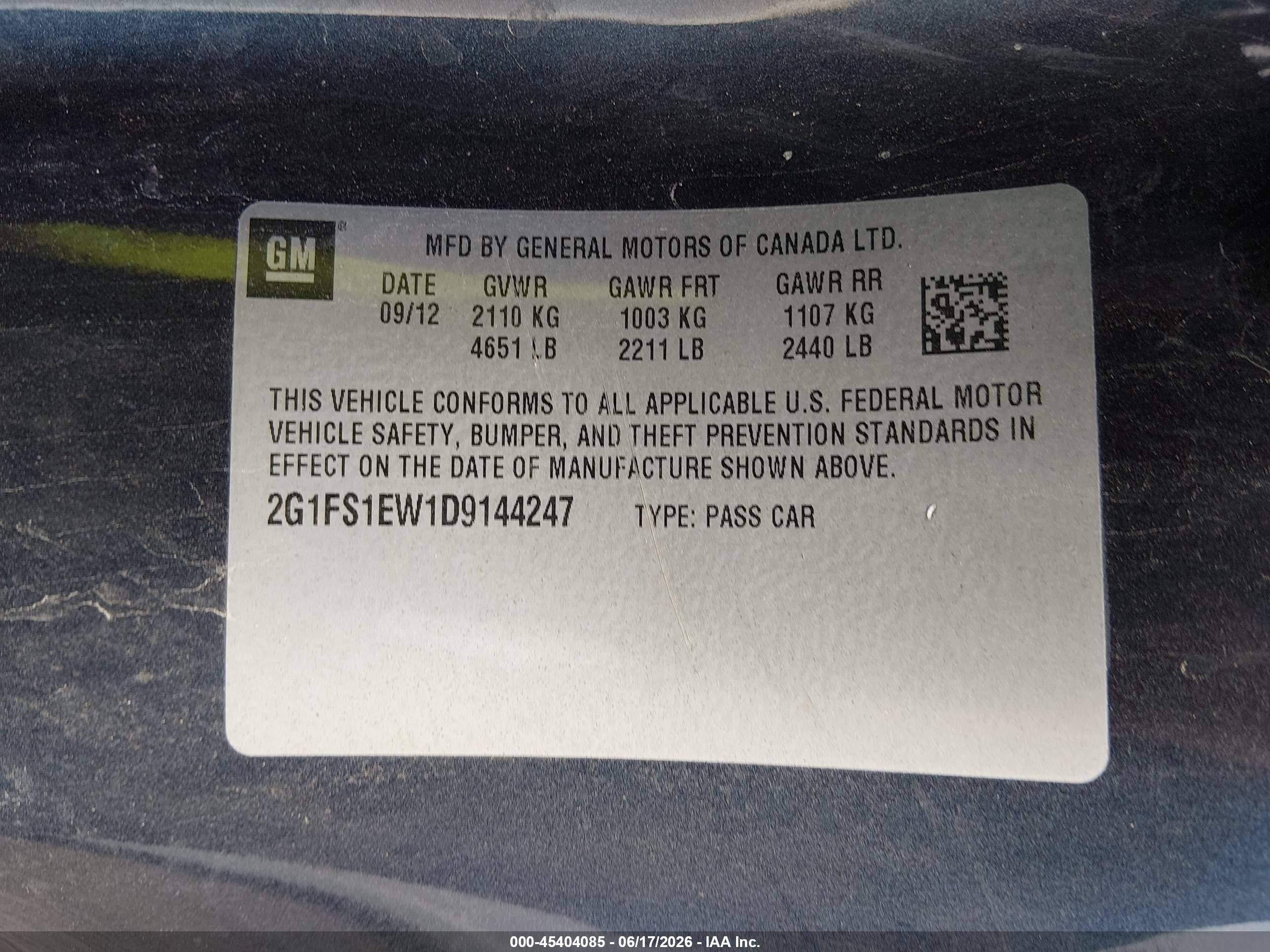 2013 Chevrolet Camaro 1ss Dark Blue vin: 2G1FS1EW1D9144247