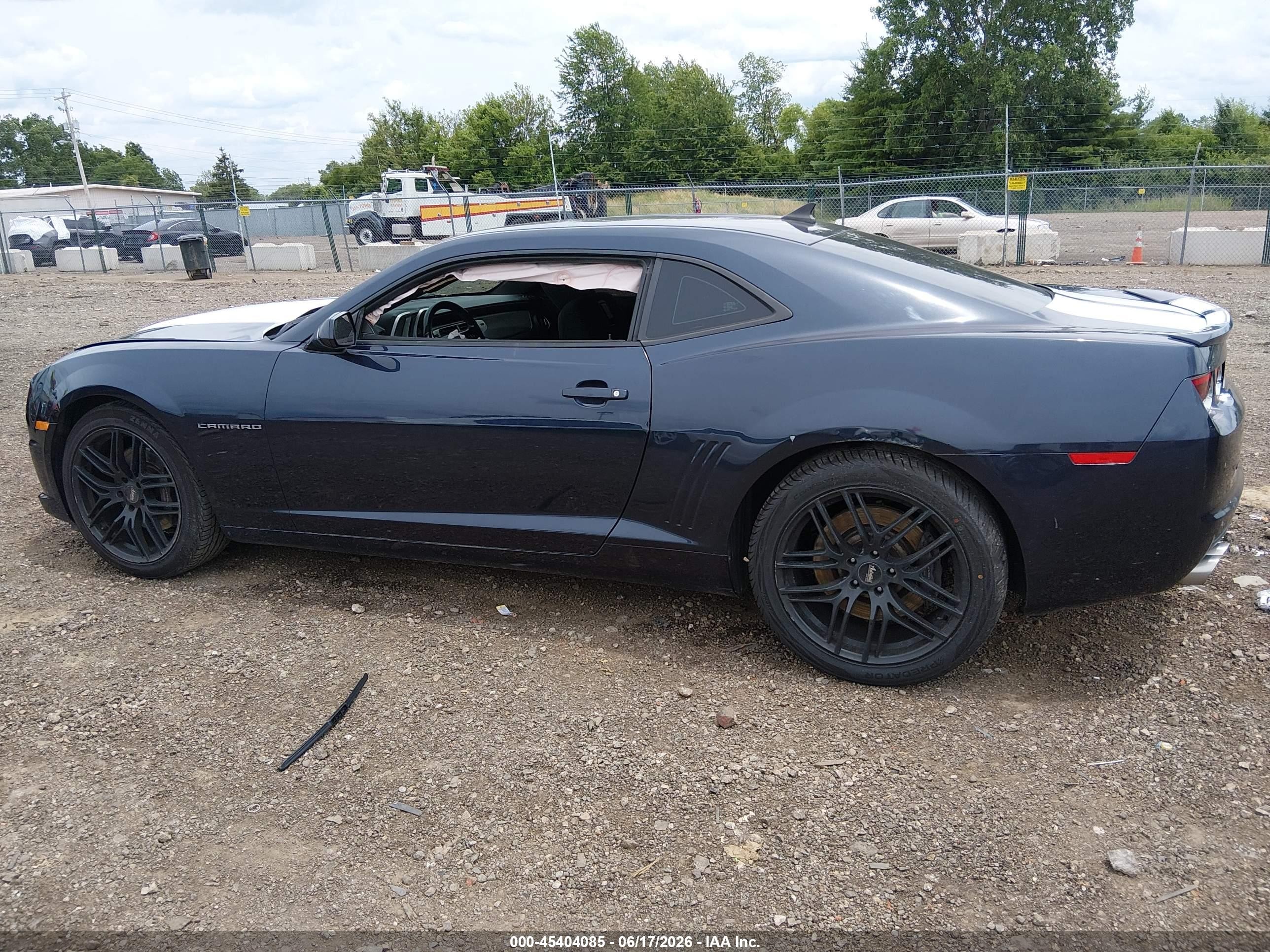 2013 Chevrolet Camaro 1ss Dark Blue vin: 2G1FS1EW1D9144247