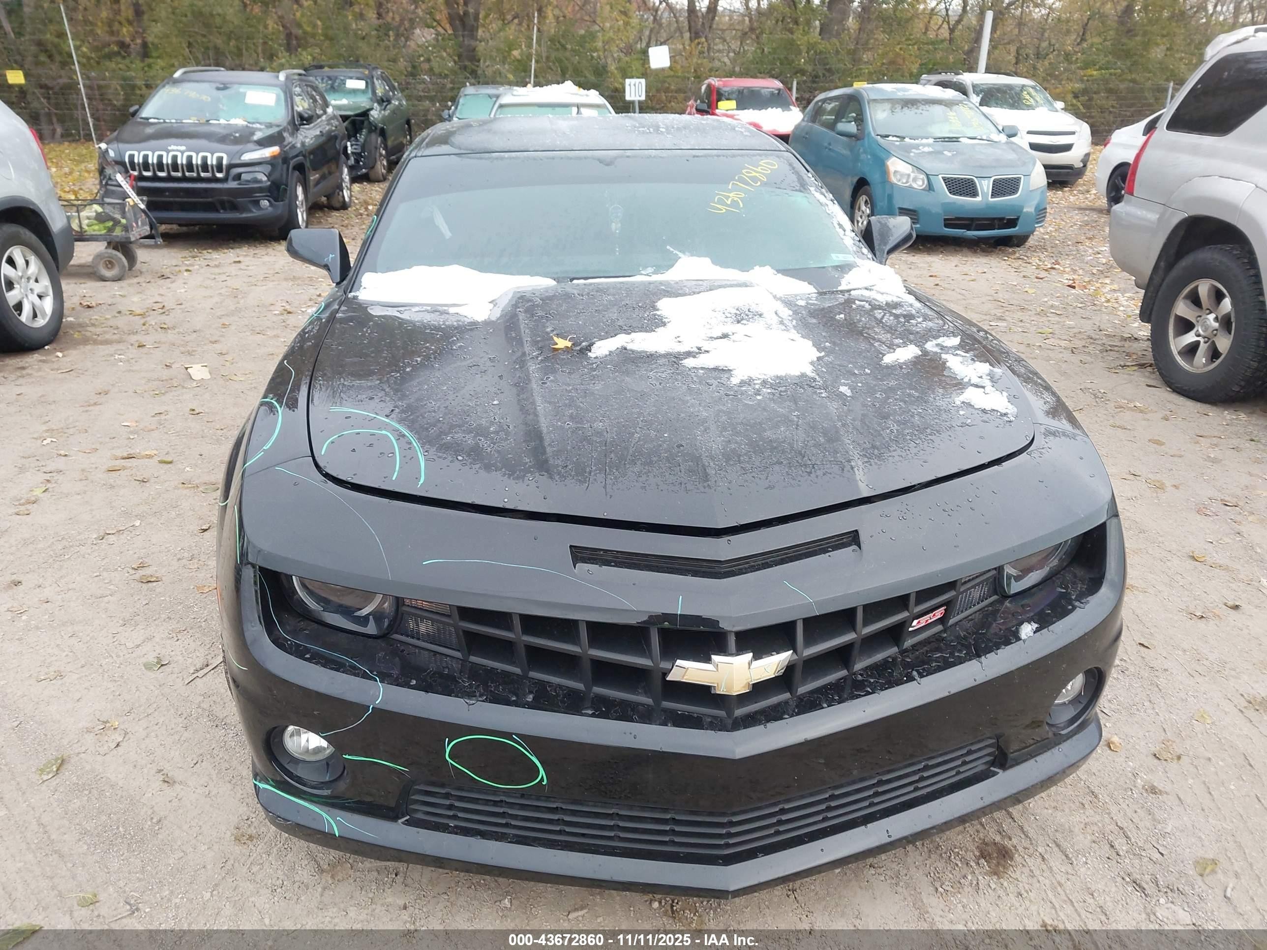 2012 Chevrolet Camaro 1ss Black vin: 2G1FS1EW2C9196548