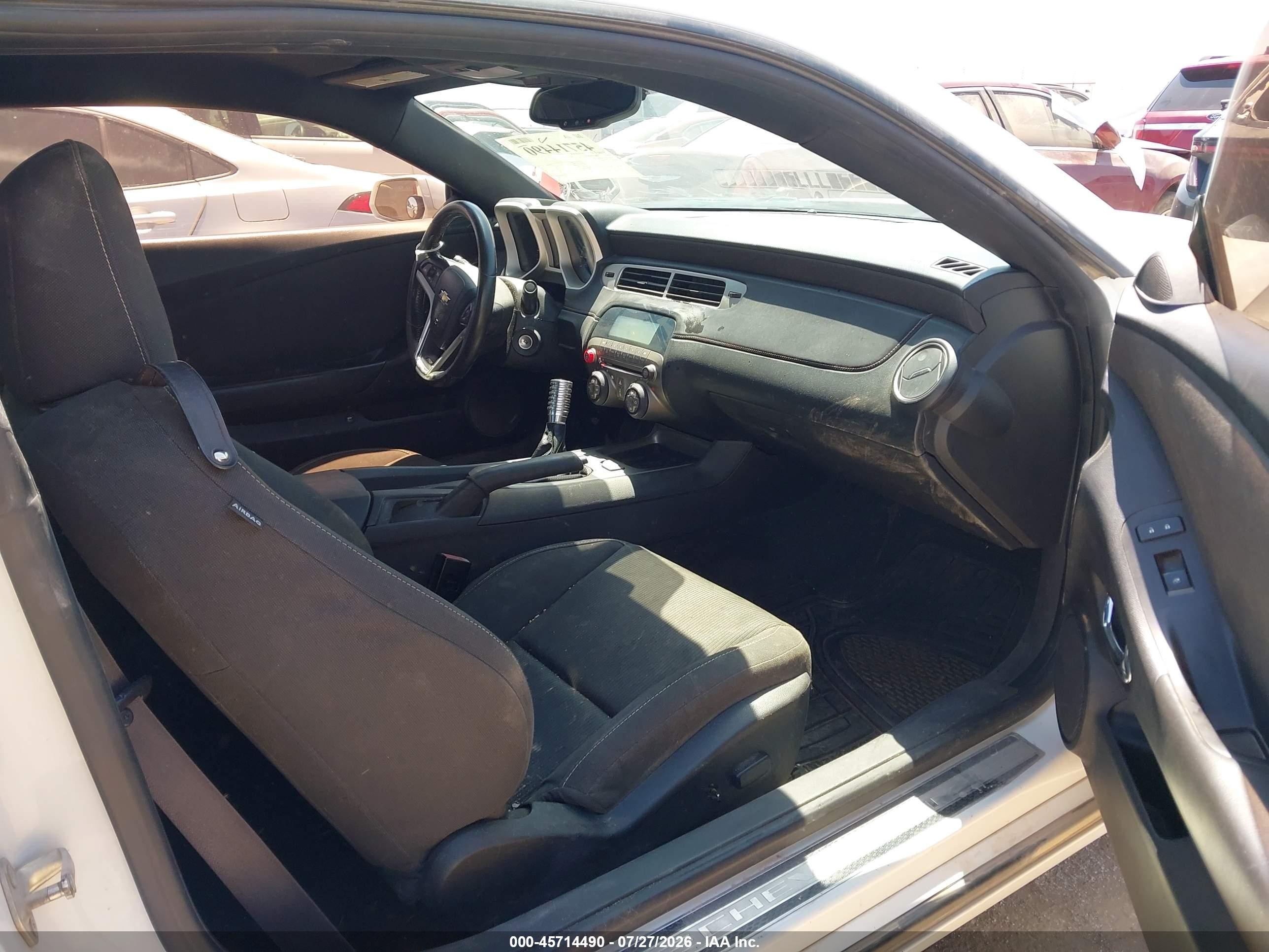 2012 Chevrolet Camaro 1ss White vin: 2G1FS1EW6C9209530