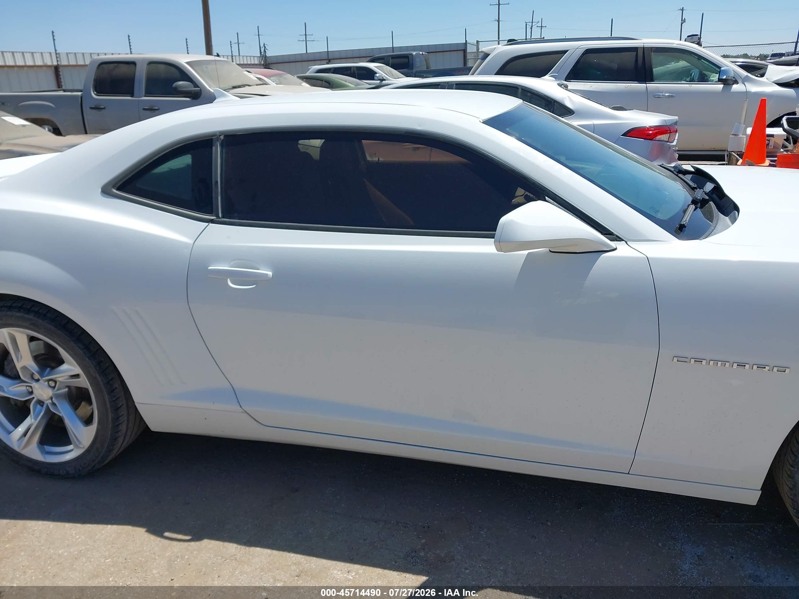 2012 Chevrolet Camaro 1ss White vin: 2G1FS1EW6C9209530