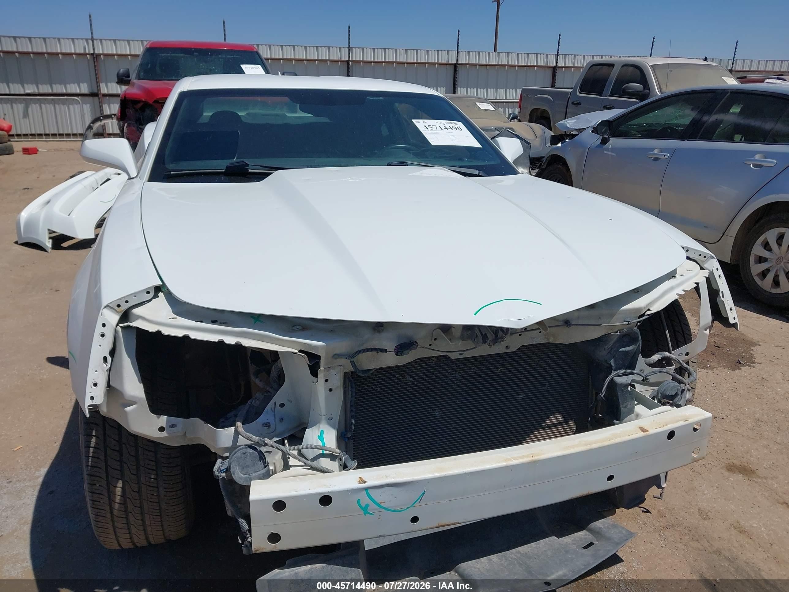 2012 Chevrolet Camaro 1ss White vin: 2G1FS1EW6C9209530