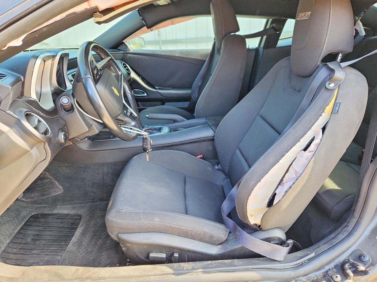 2014 Chevrolet Camaro Ss Gray vin: 2G1FS1EW6E9123279