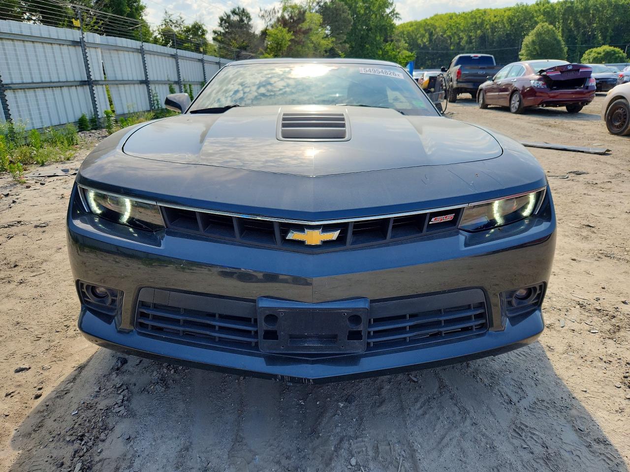2014 Chevrolet Camaro Ss Gray vin: 2G1FS1EW6E9123279