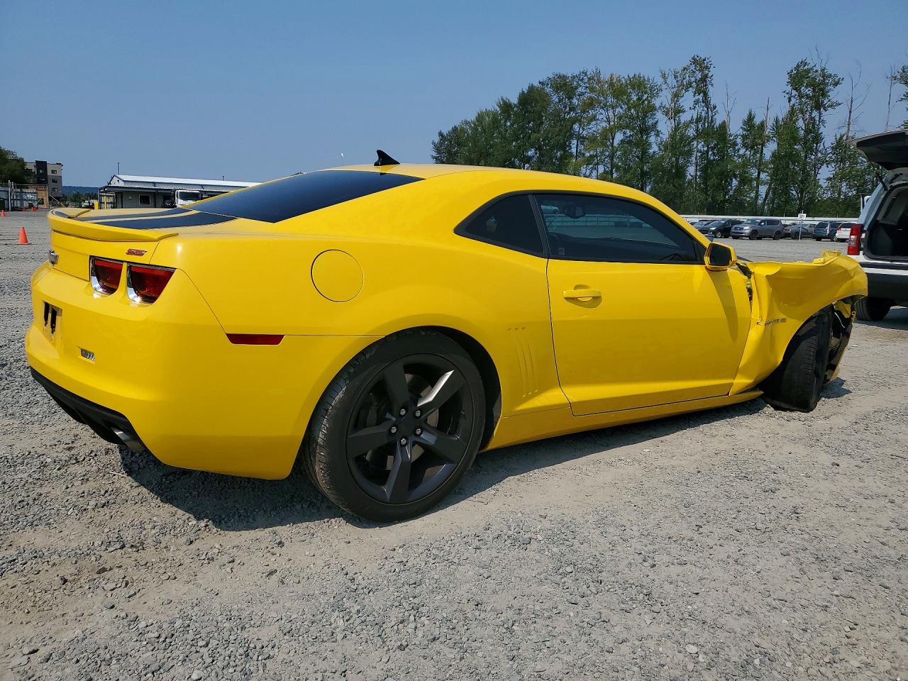 2010 Chevrolet Camaro Ss Yellow vin: 2G1FS1EW7A9153322