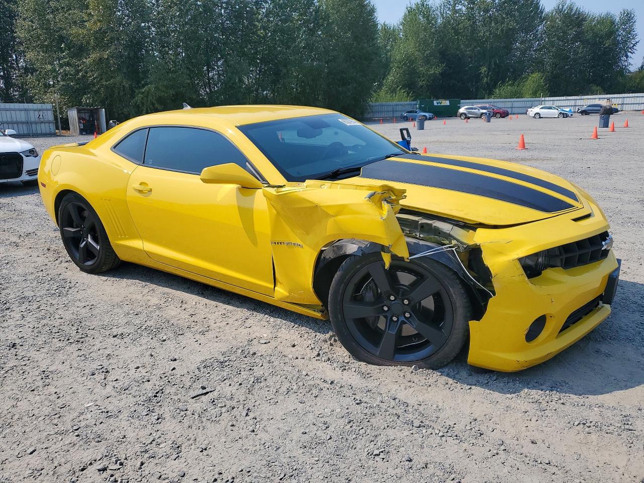 2010 Chevrolet Camaro Ss Yellow vin: 2G1FS1EW7A9153322