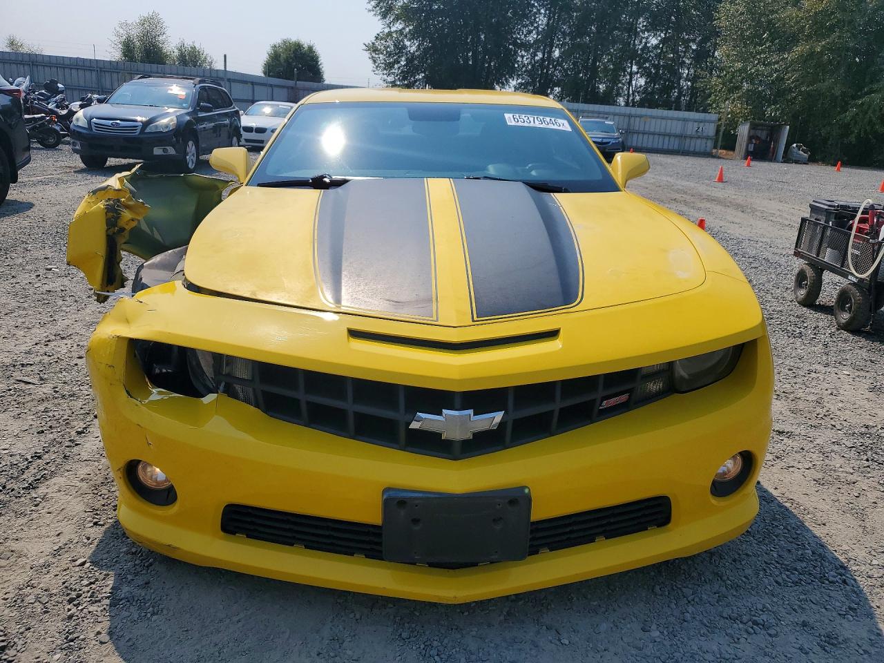 2010 Chevrolet Camaro Ss Yellow vin: 2G1FS1EW7A9153322