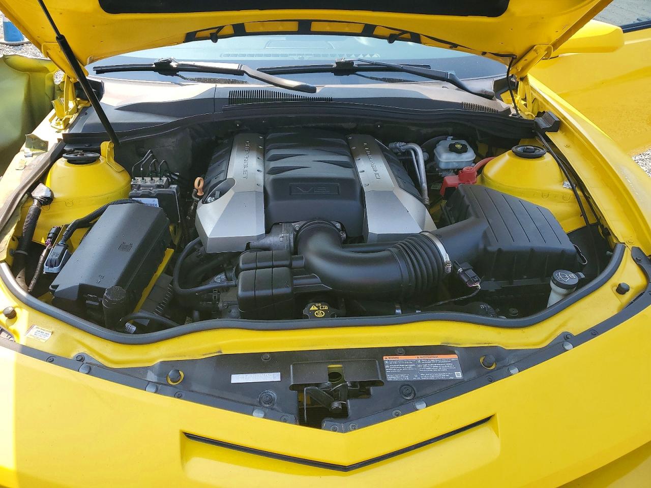 2010 Chevrolet Camaro Ss Yellow vin: 2G1FS1EW7A9153322