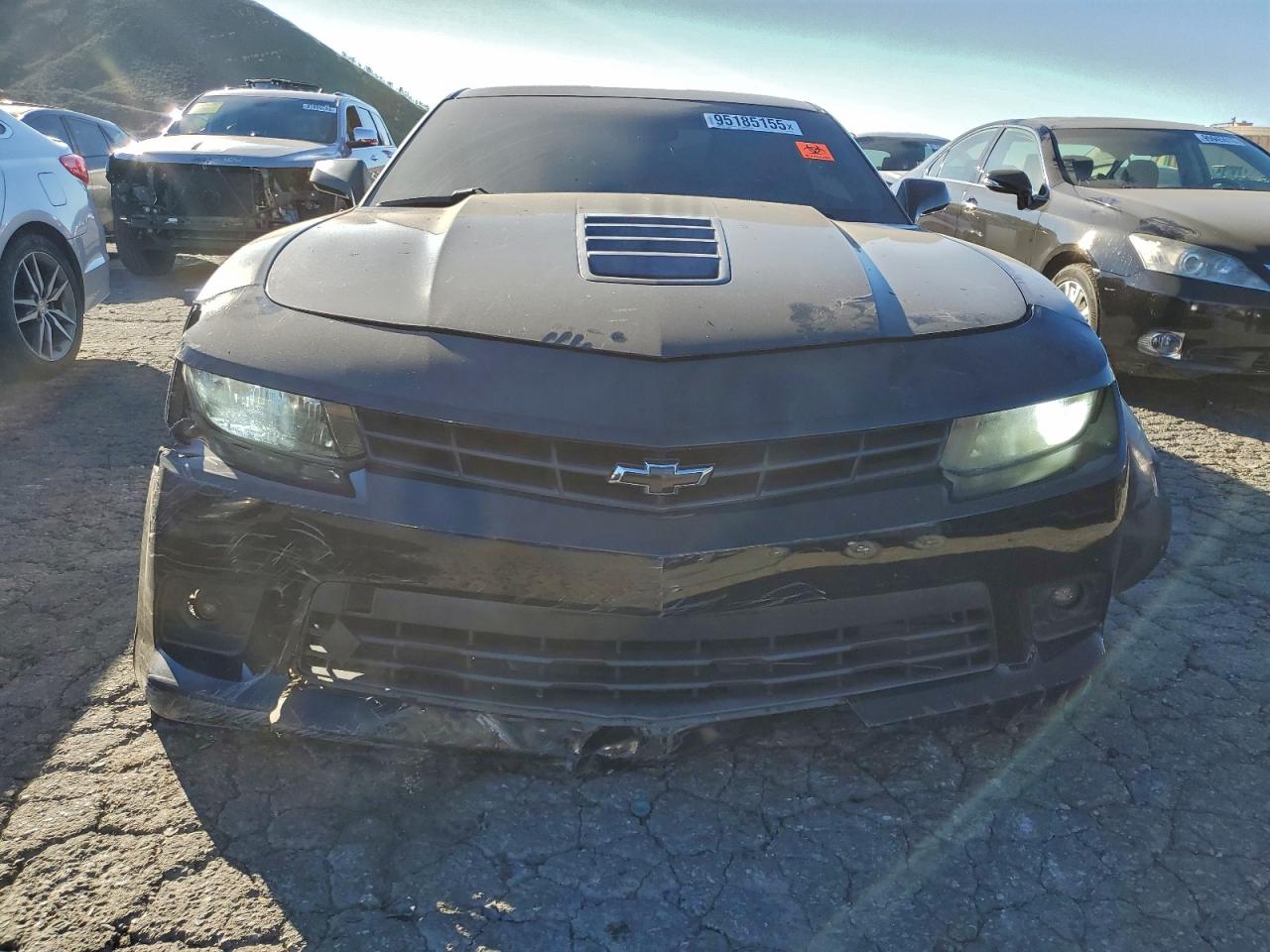 2014 Chevrolet Camaro Ss Black vin: 2G1FS1EW7E9196256
