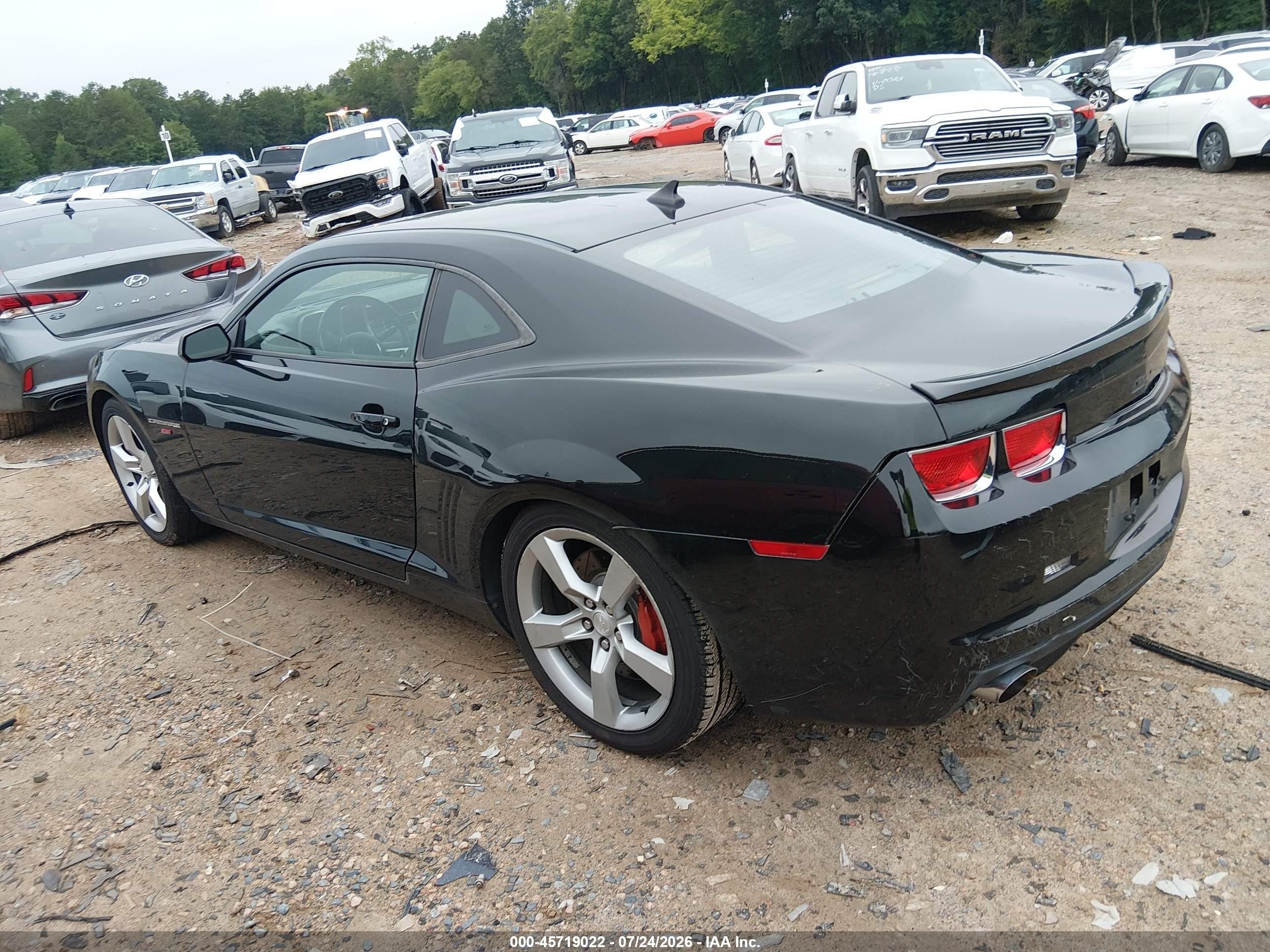 2010 Chevrolet Camaro 1ss Black vin: 2G1FS1EW8A9194624