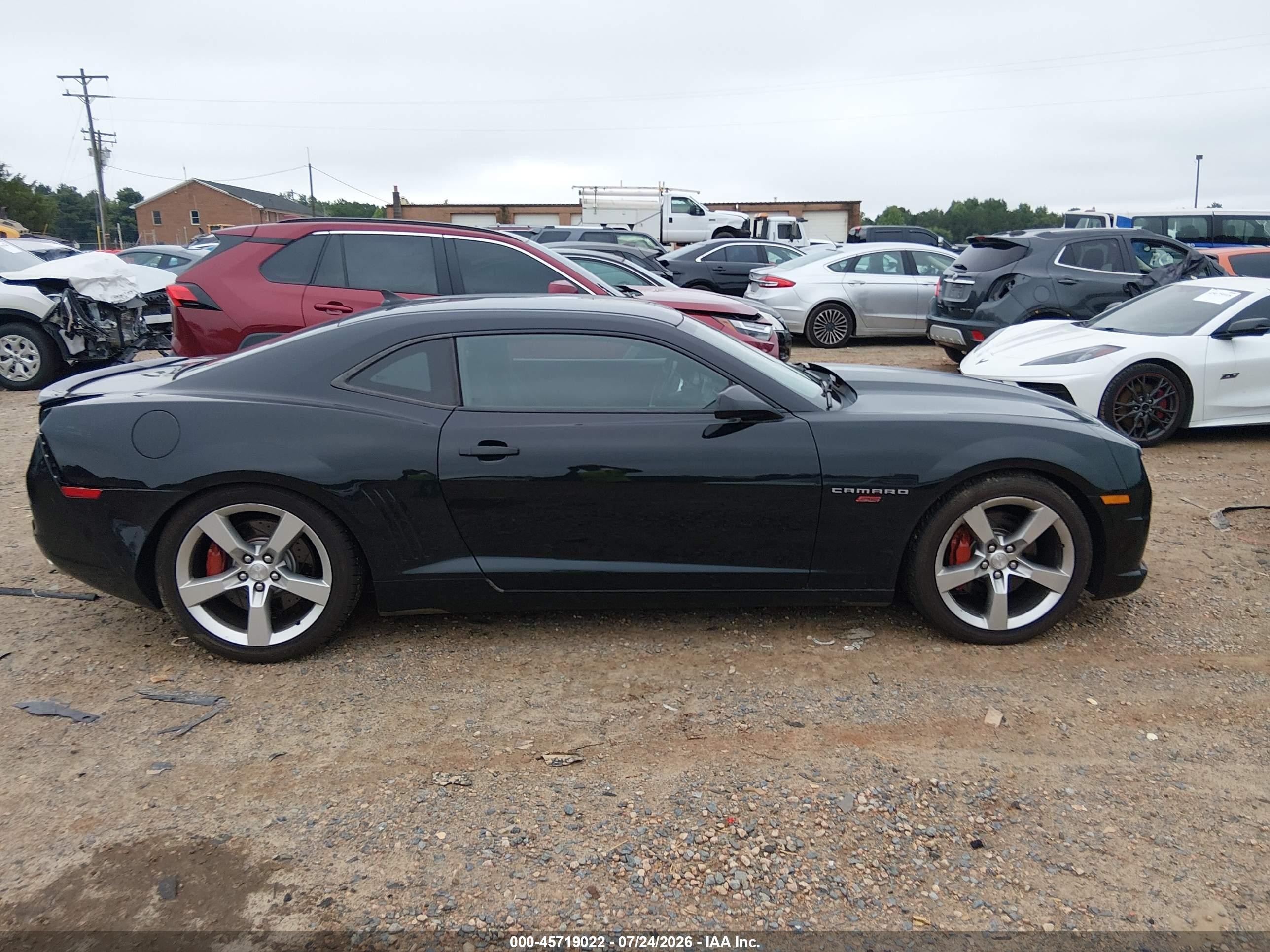 2010 Chevrolet Camaro 1ss Black vin: 2G1FS1EW8A9194624
