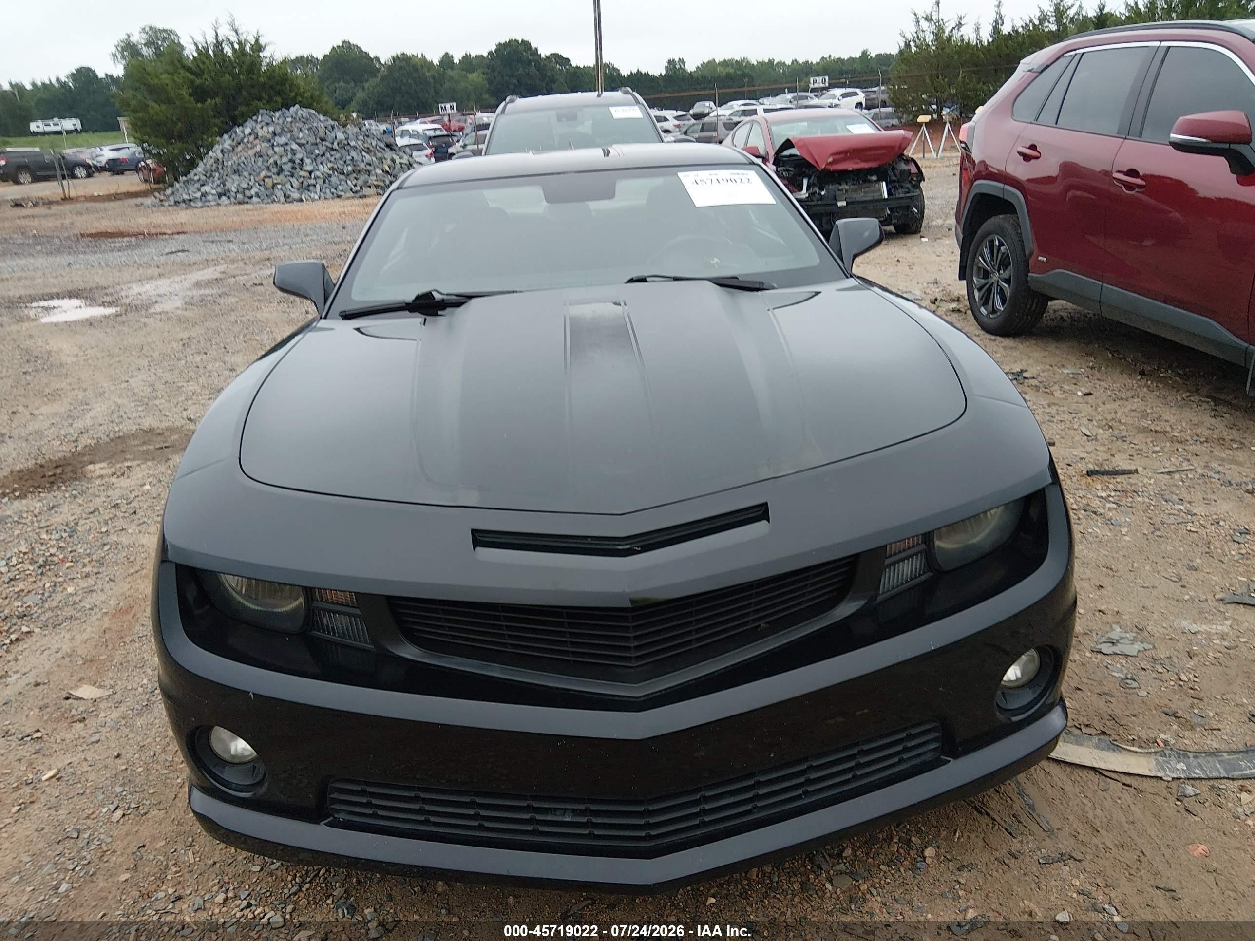 2010 Chevrolet Camaro 1ss Black vin: 2G1FS1EW8A9194624
