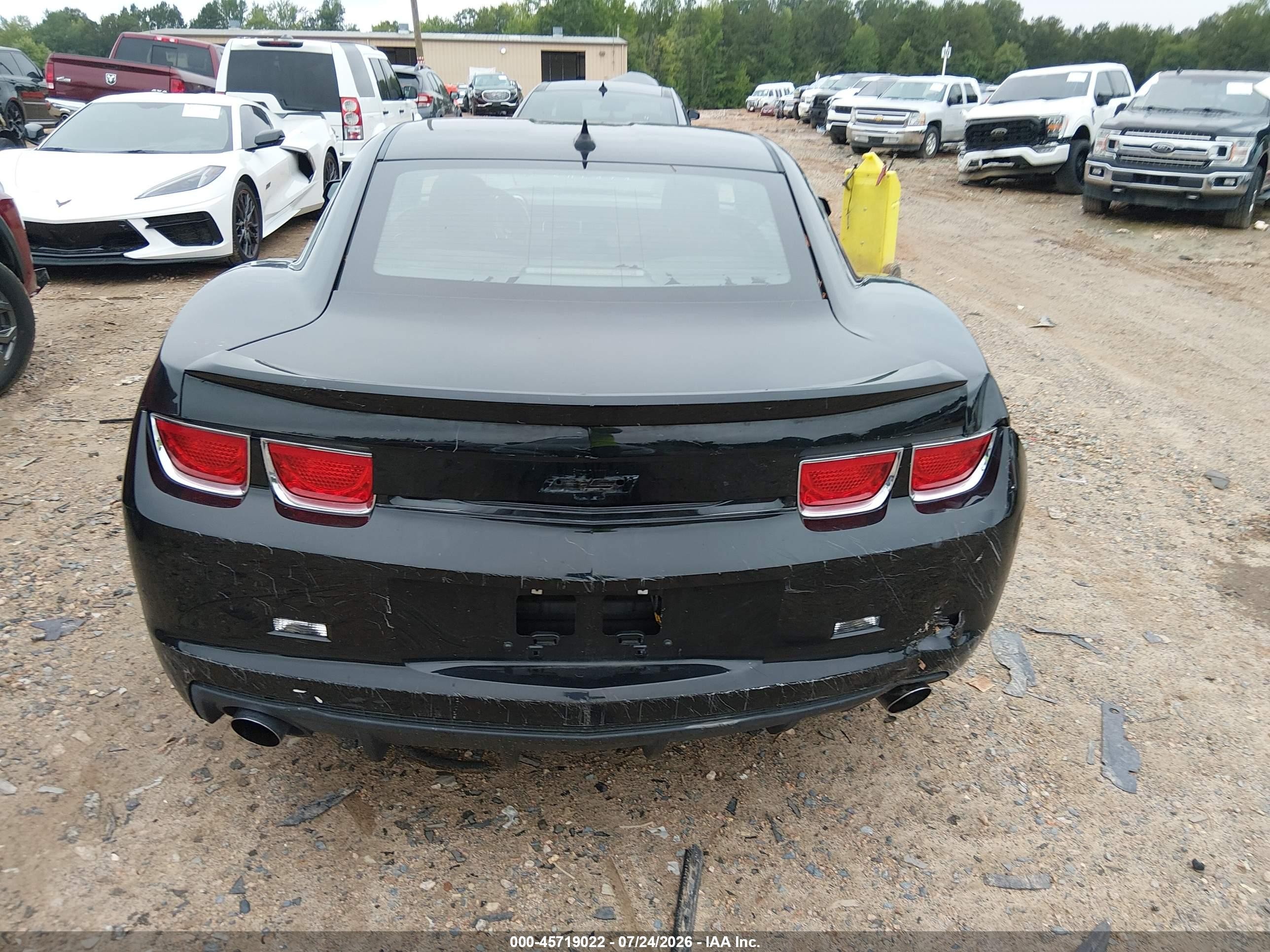 2010 Chevrolet Camaro 1ss Black vin: 2G1FS1EW8A9194624