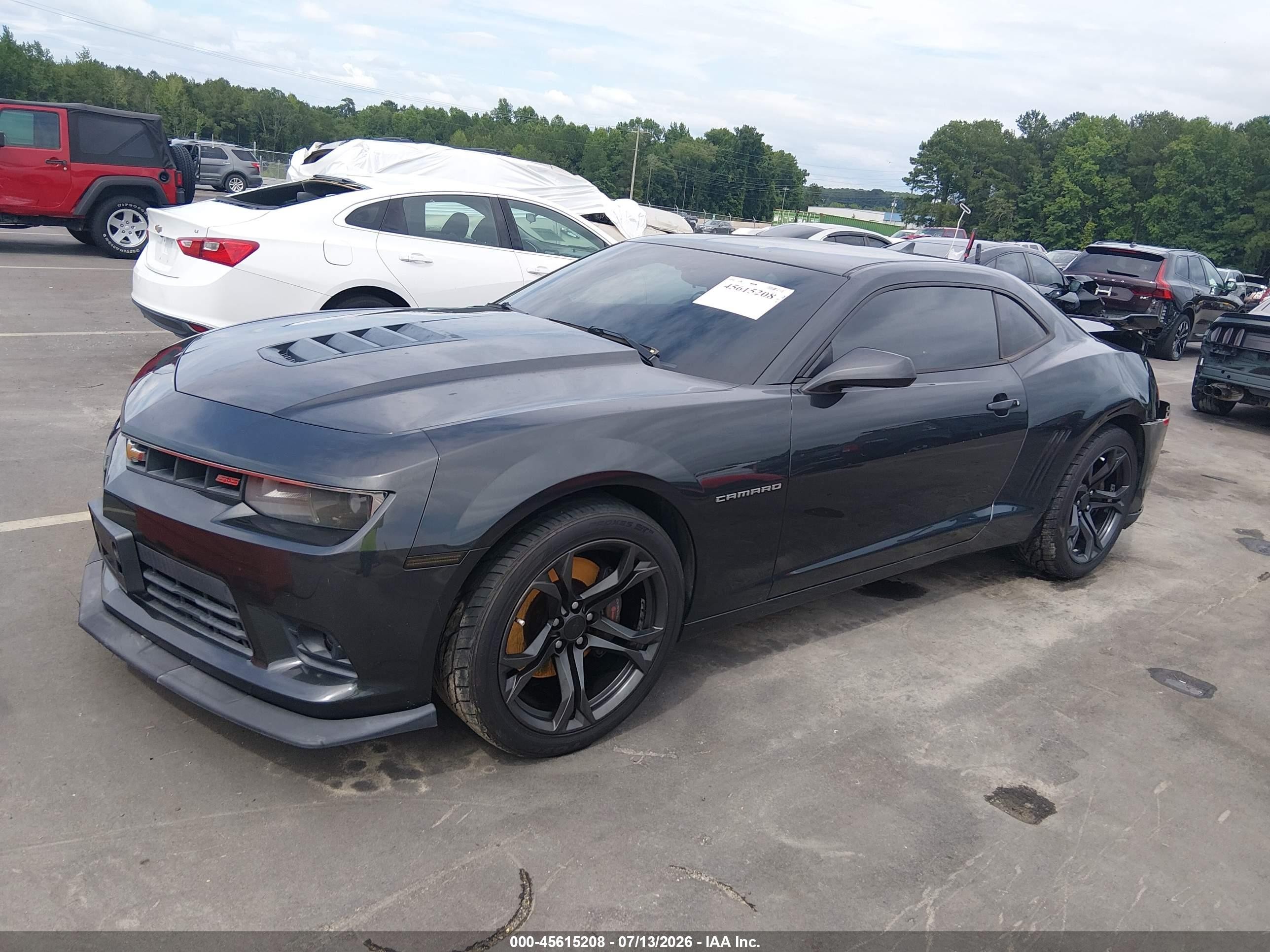 2014 Chevrolet Camaro 1ss Gray vin: 2G1FS1EW9E9179457