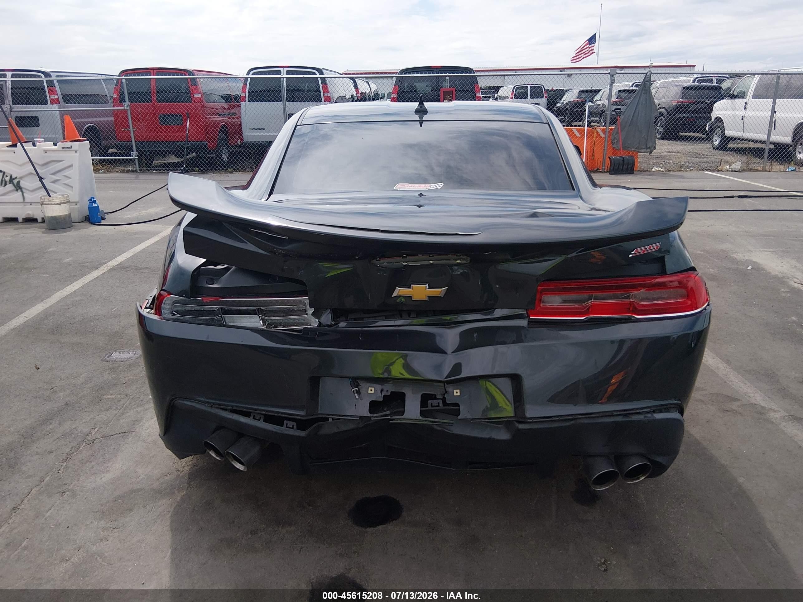 2014 Chevrolet Camaro 1ss Gray vin: 2G1FS1EW9E9179457