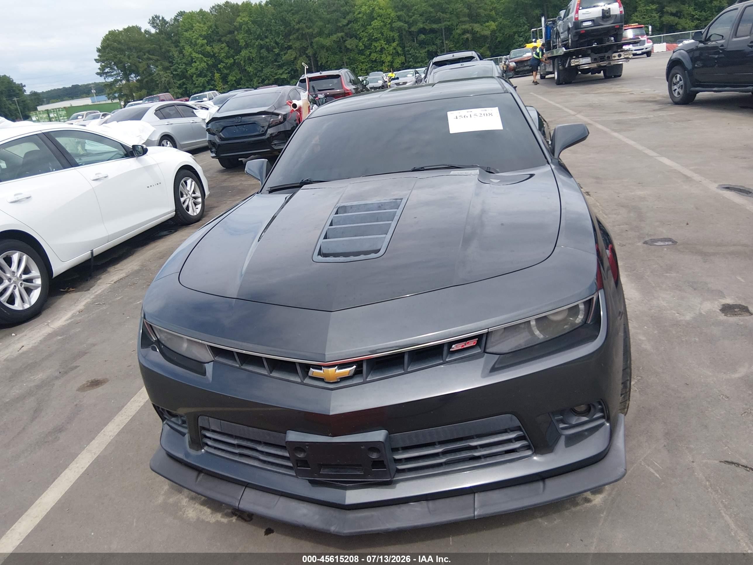 2014 Chevrolet Camaro 1ss Gray vin: 2G1FS1EW9E9179457