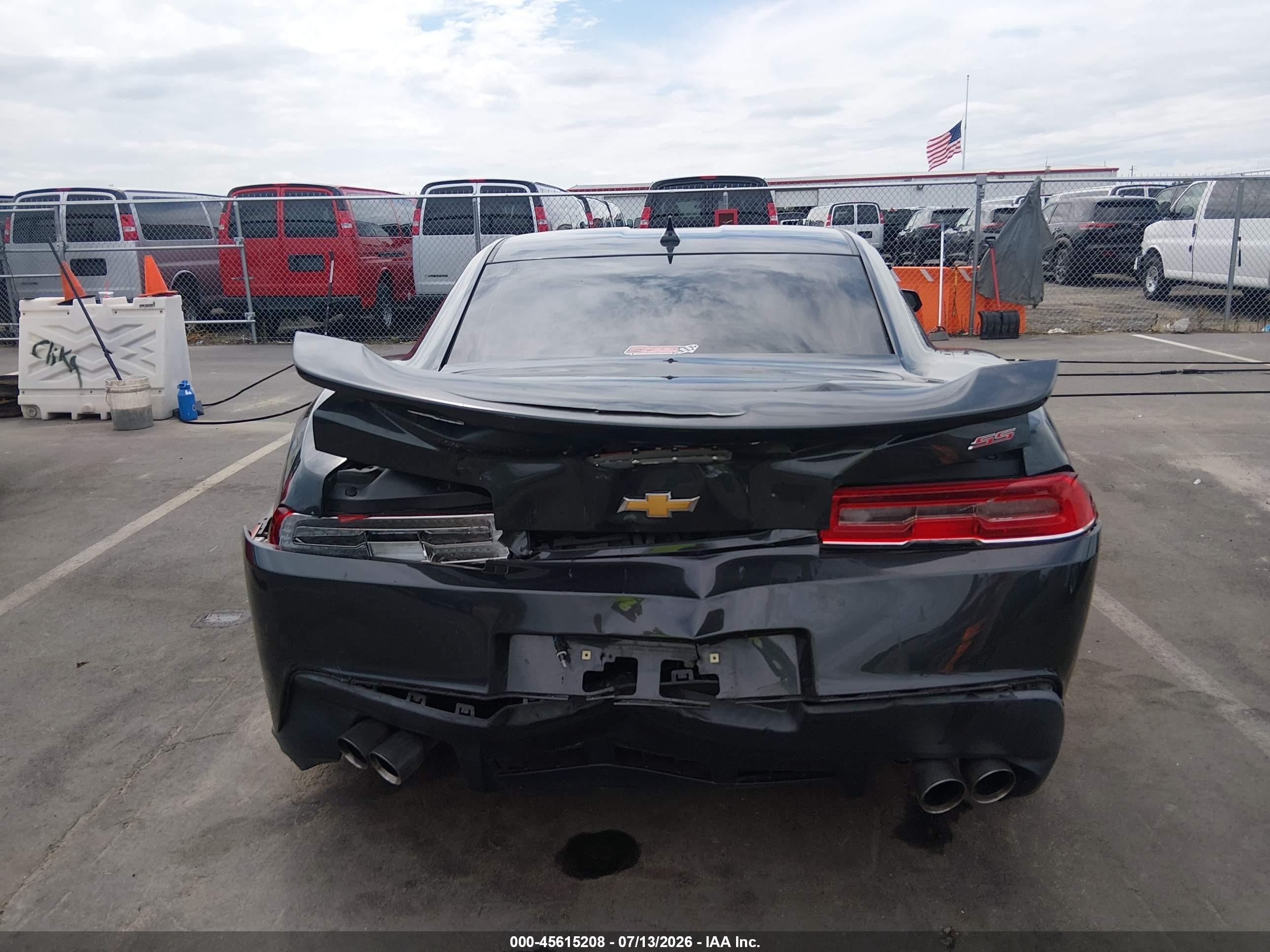 2014 Chevrolet Camaro 1ss Gray vin: 2G1FS1EW9E9179457