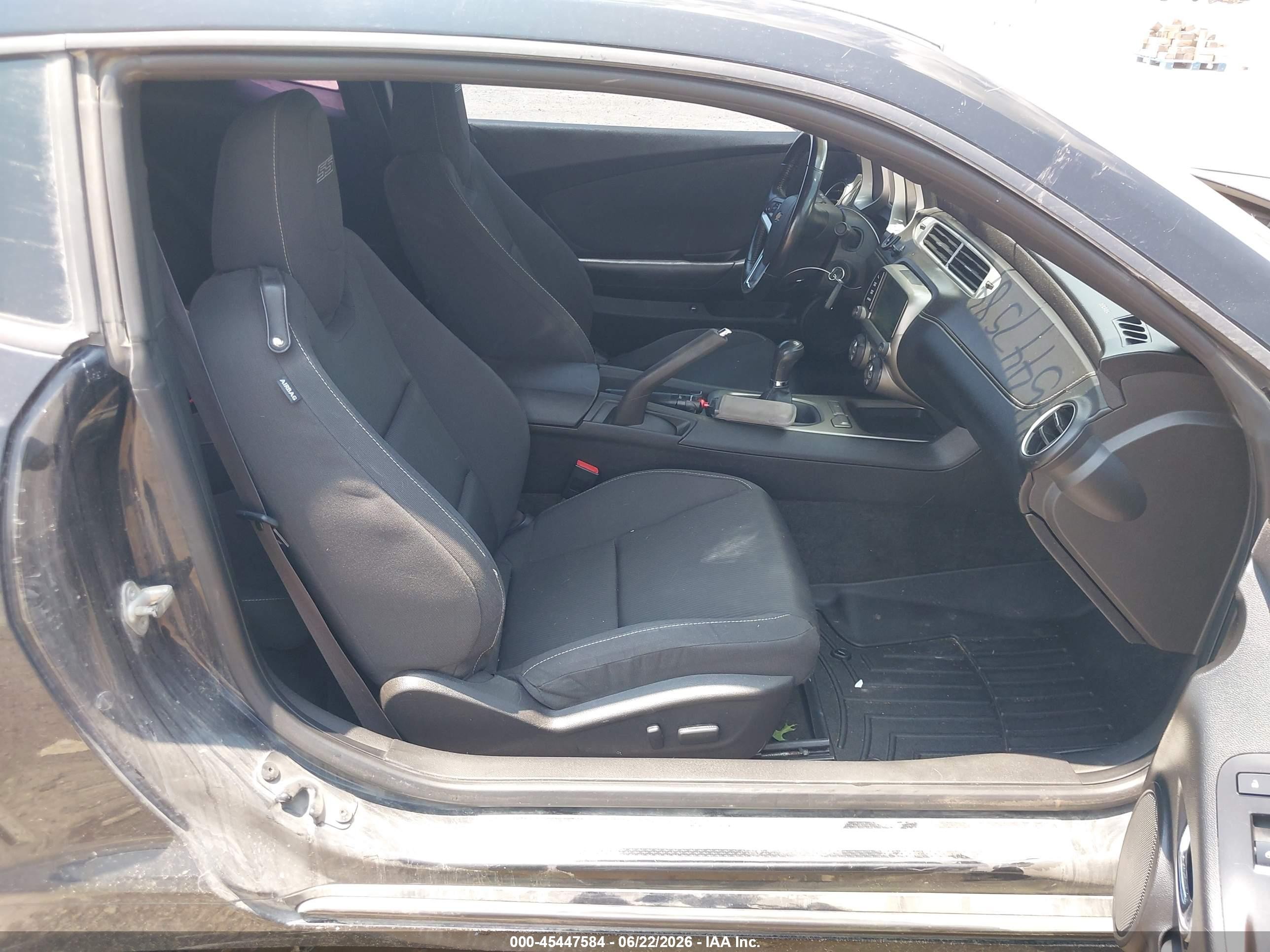 2014 Chevrolet Camaro 1ss Black vin: 2G1FS1EW9E9221285