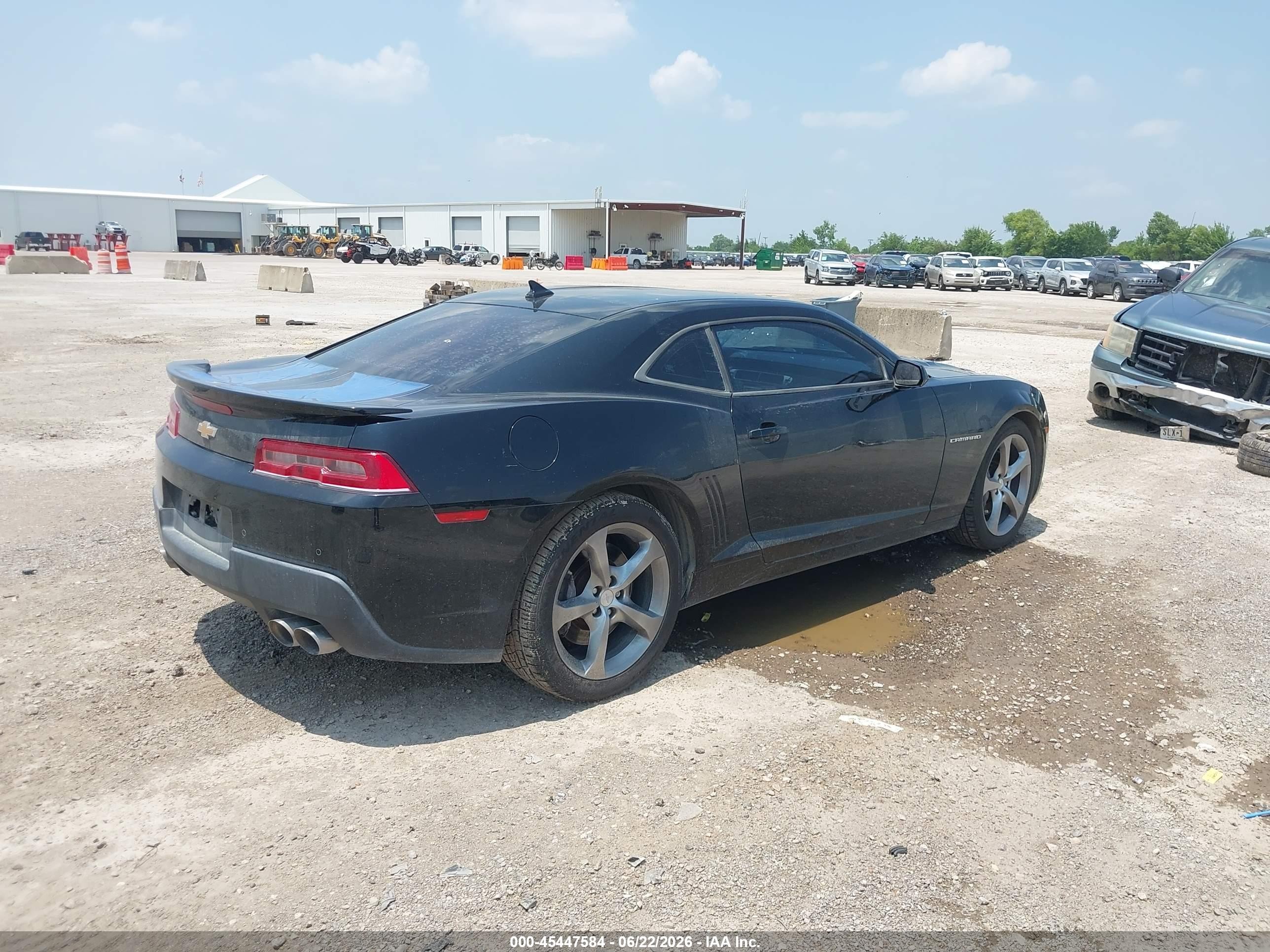 2014 Chevrolet Camaro 1ss Black vin: 2G1FS1EW9E9221285
