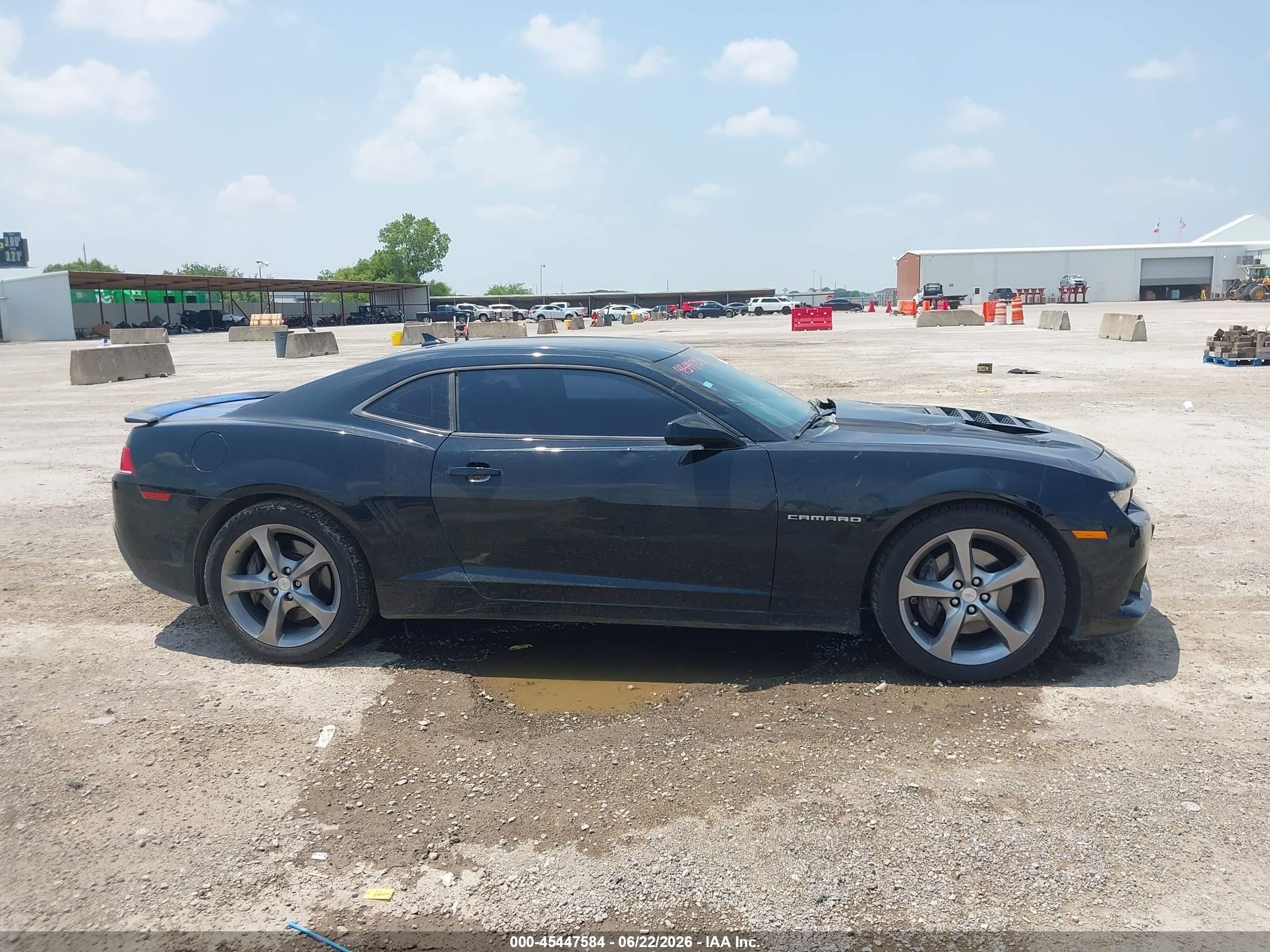 2014 Chevrolet Camaro 1ss Black vin: 2G1FS1EW9E9221285