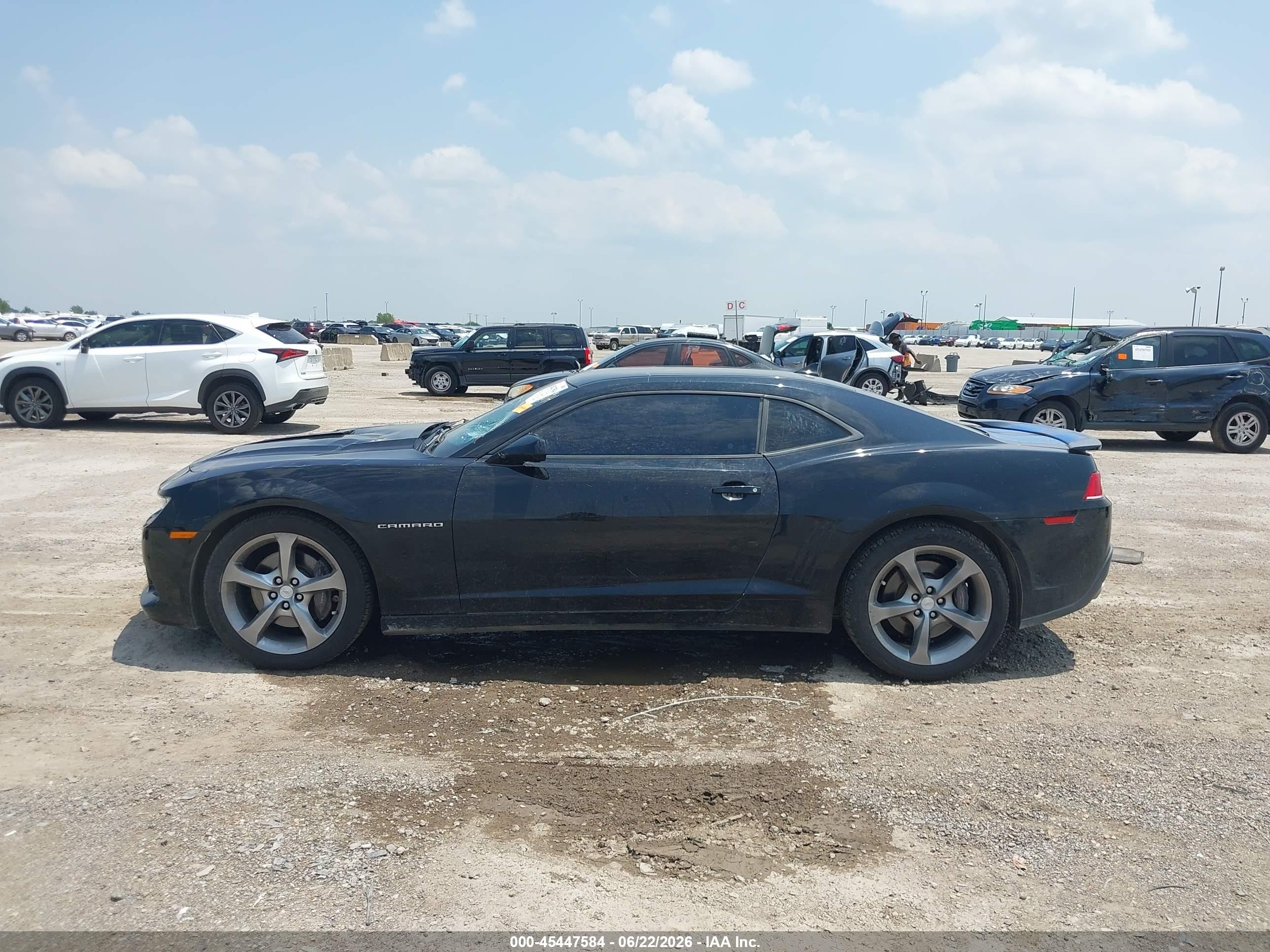 2014 Chevrolet Camaro 1ss Black vin: 2G1FS1EW9E9221285