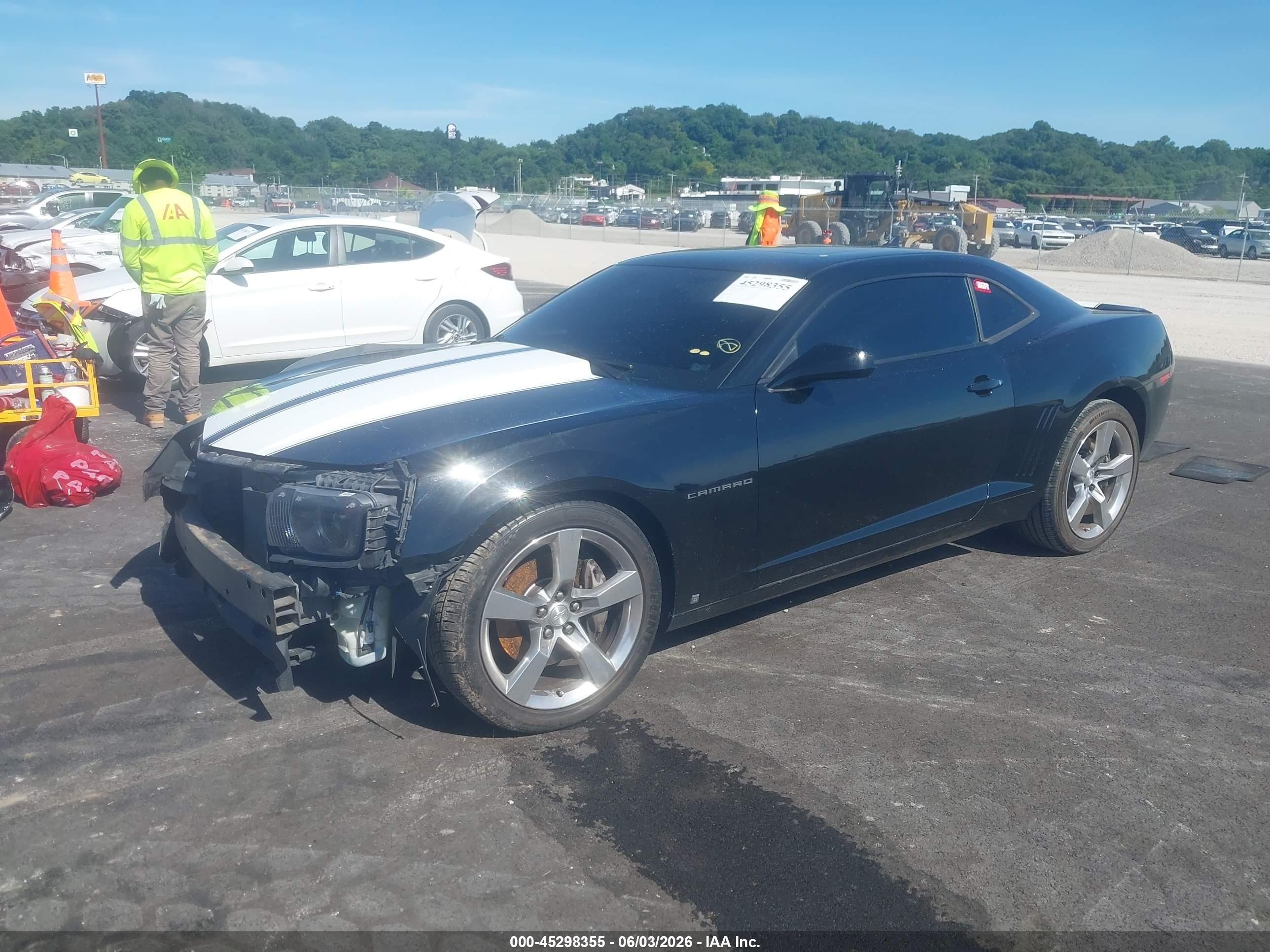2010 Chevrolet Camaro 2ss Black vin: 2G1FT1EW0A9101737