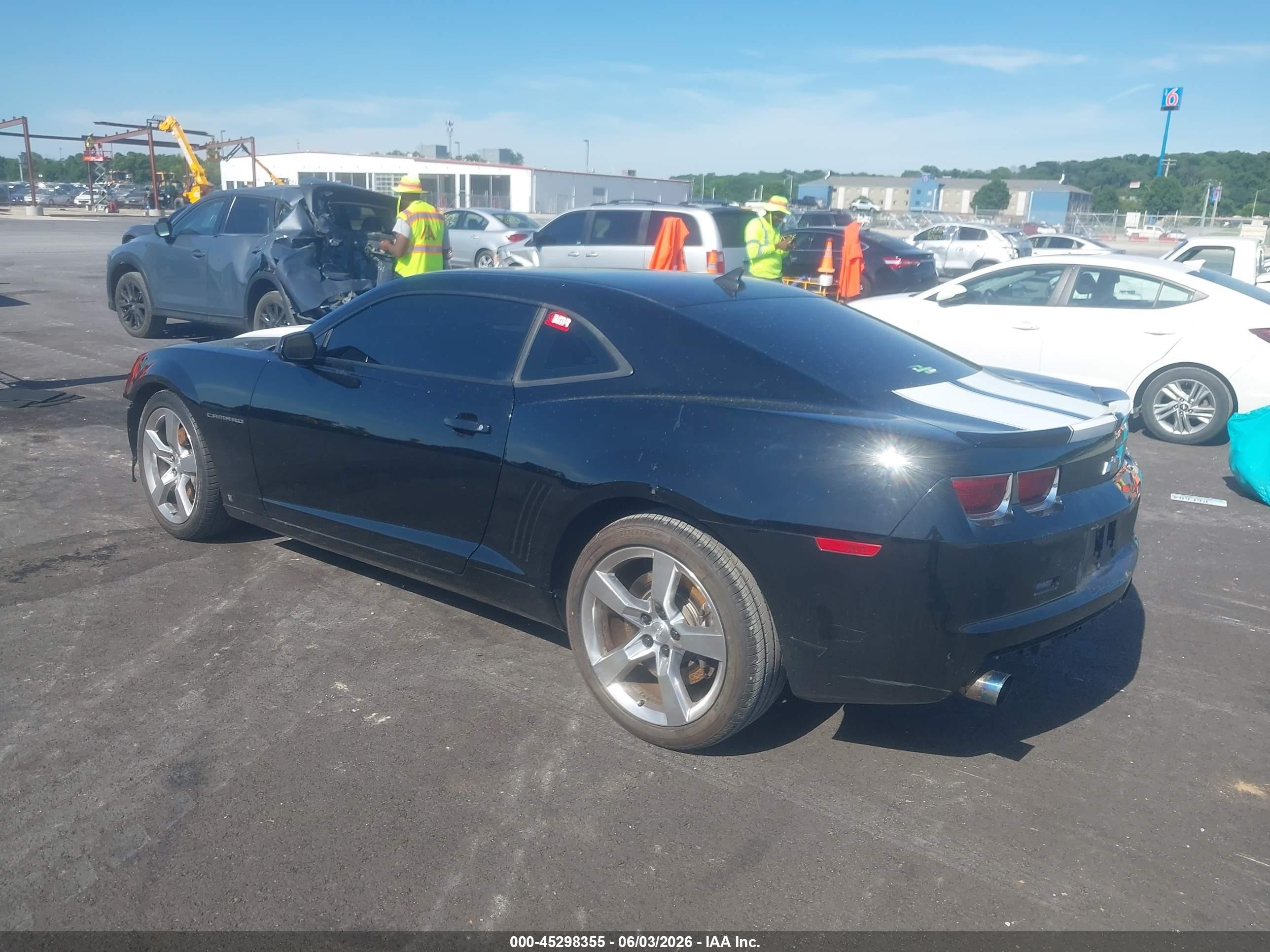 2010 Chevrolet Camaro 2ss Black vin: 2G1FT1EW0A9101737