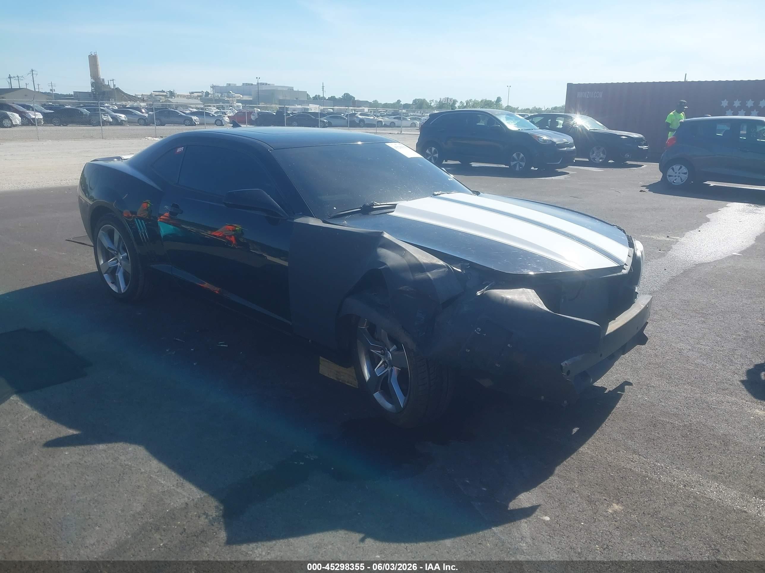 2010 Chevrolet Camaro 2ss Black vin: 2G1FT1EW0A9101737
