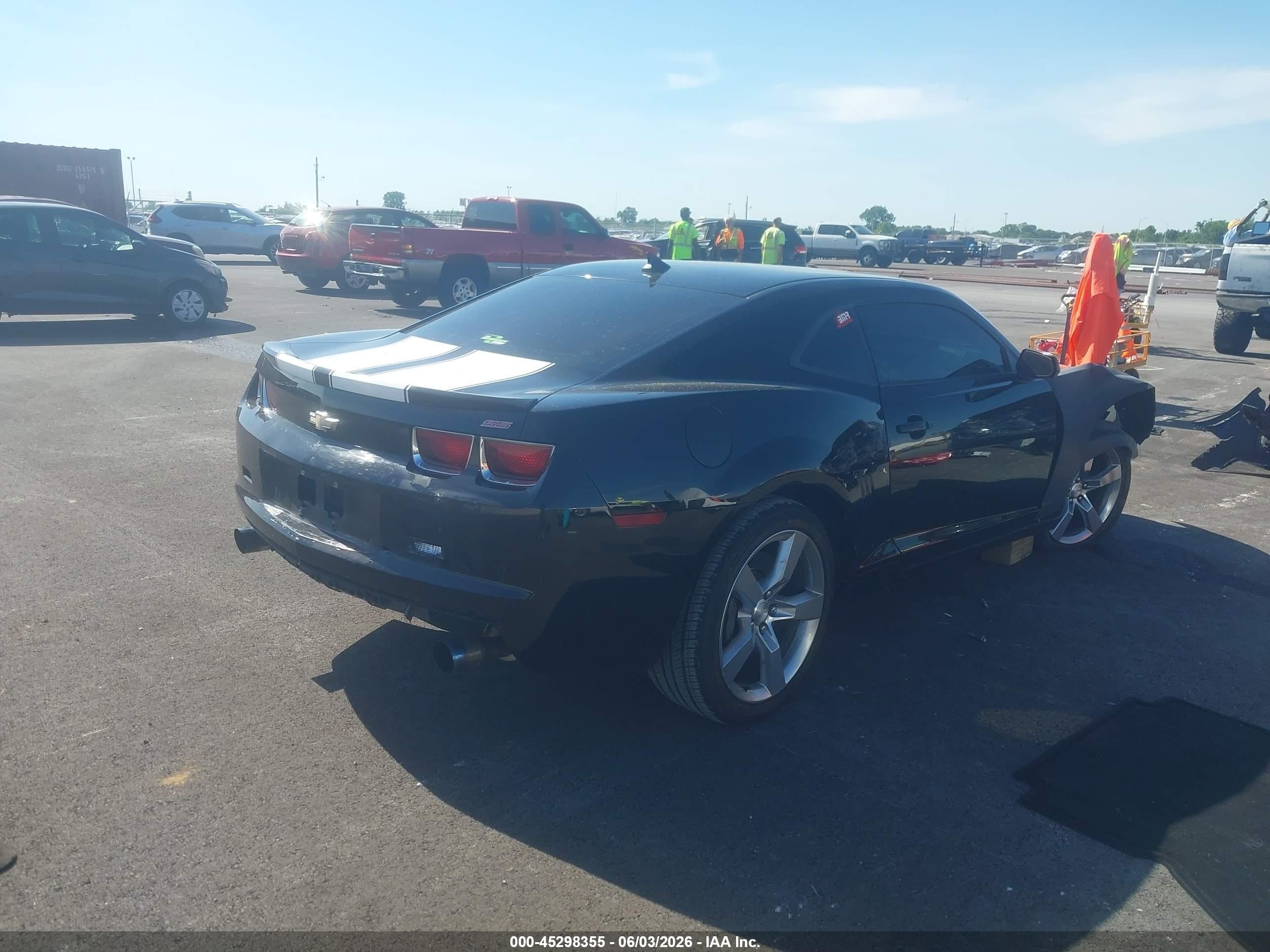 2010 Chevrolet Camaro 2ss Black vin: 2G1FT1EW0A9101737