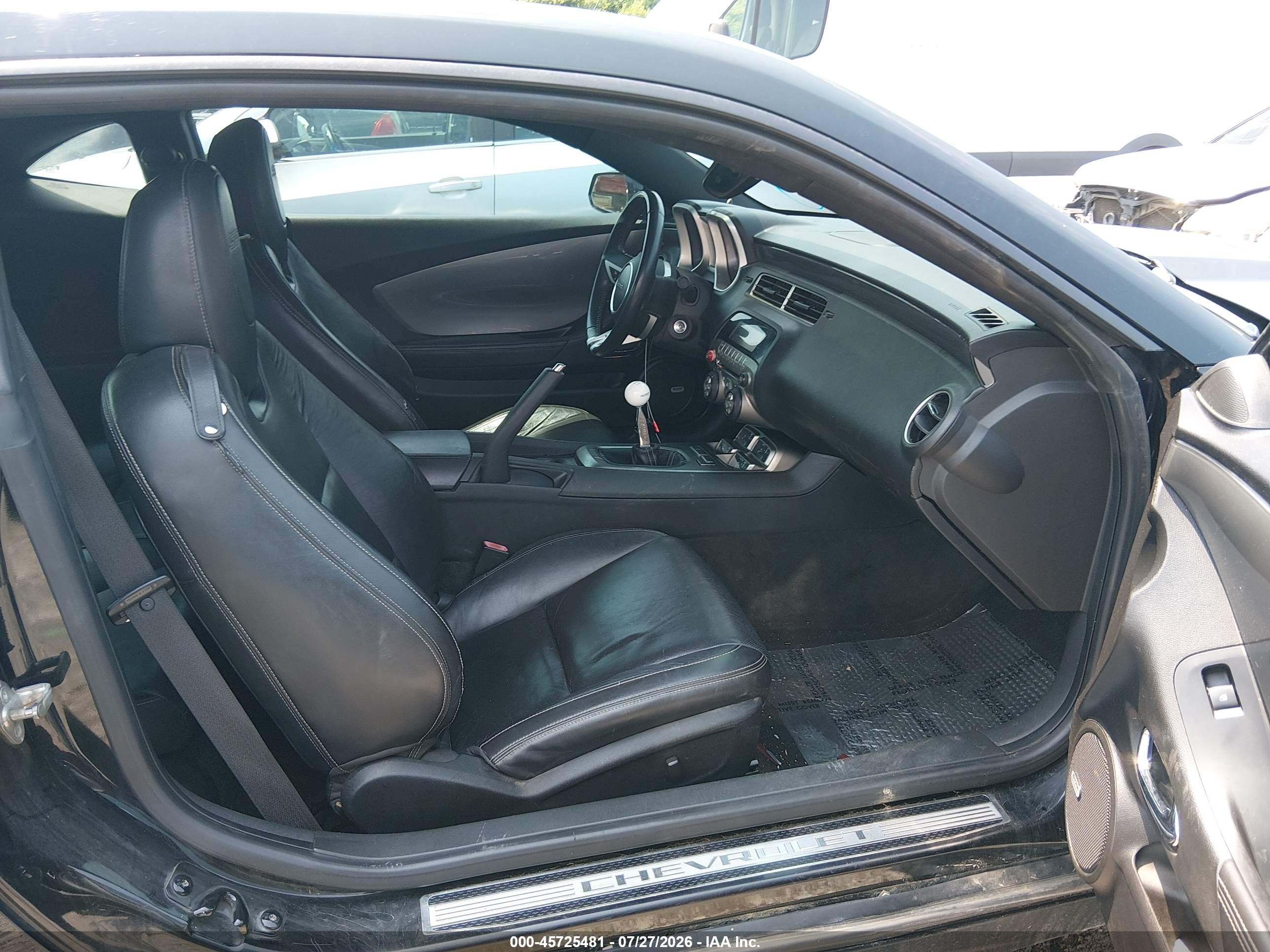 2010 Chevrolet Camaro 2ss Black vin: 2G1FT1EW0A9137377